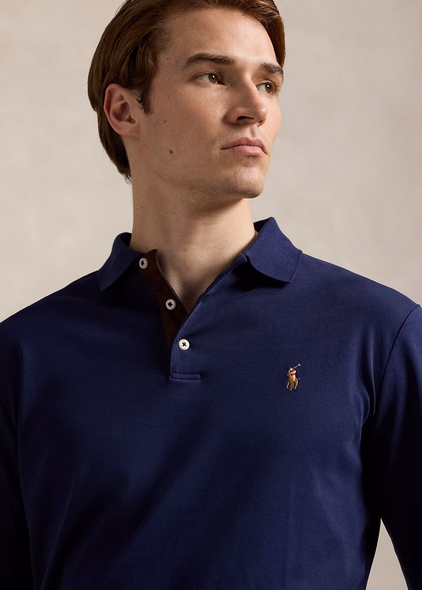 Custom-Slim-Fit Baumwoll-Poloshirt - RALPH LAUREN OUTLET
