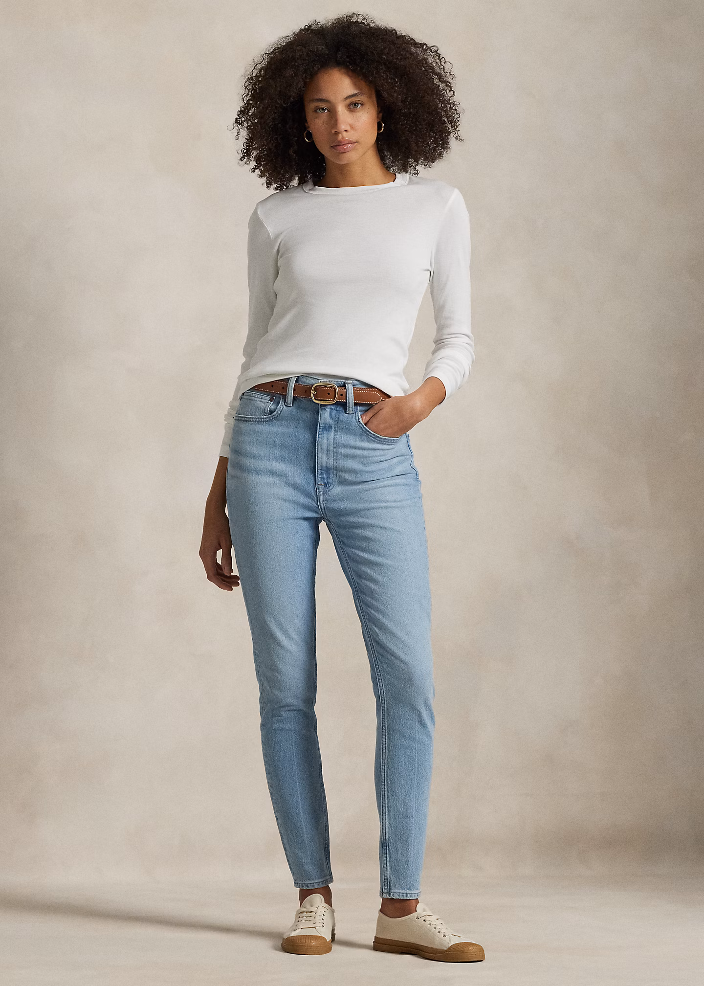 Super-Slim-Jeans mit hoher Leibhöhe - RALPH LAUREN OUTLET