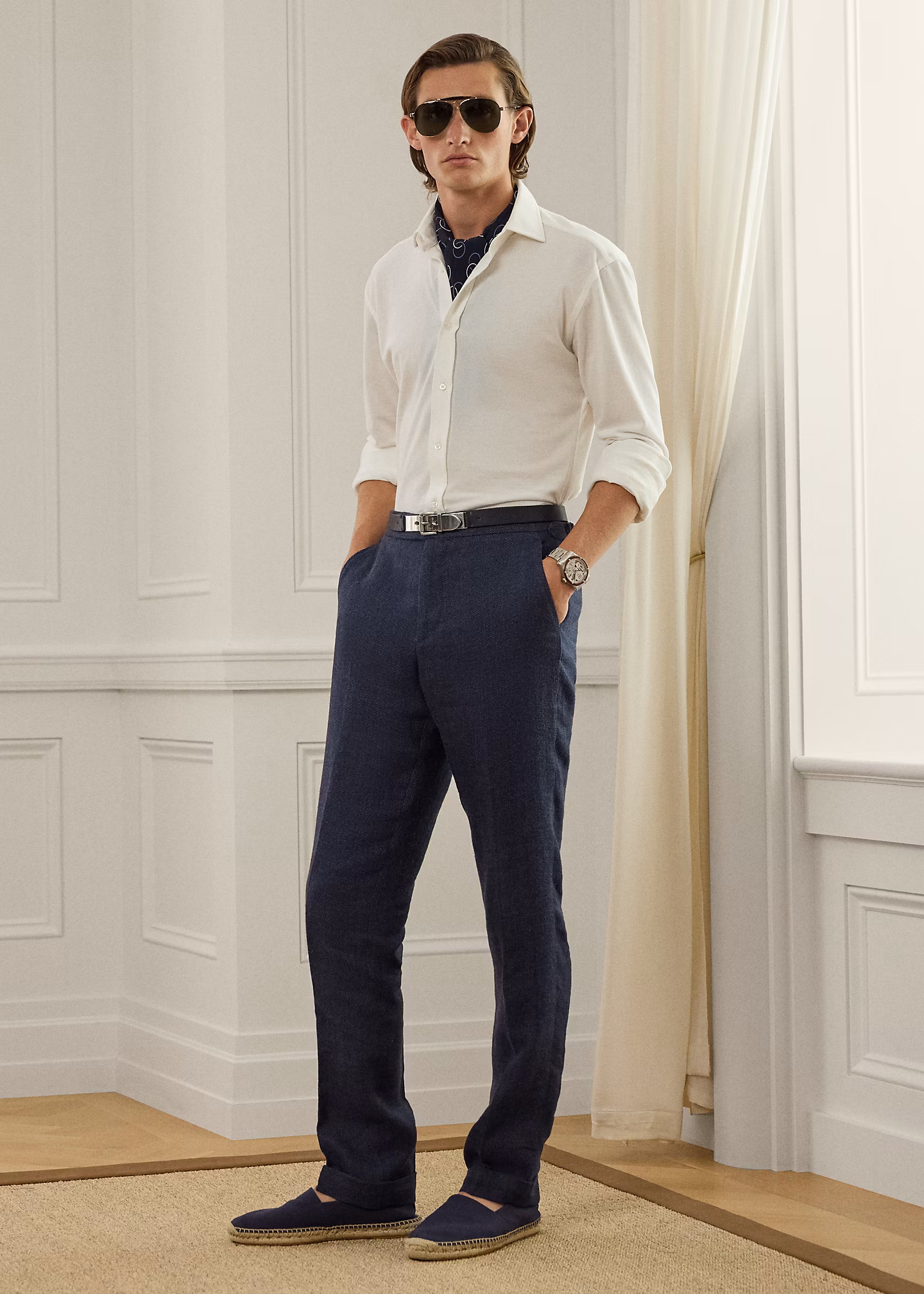 Handgeschneiderte Anzughose Gregory - RALPH LAUREN OUTLET