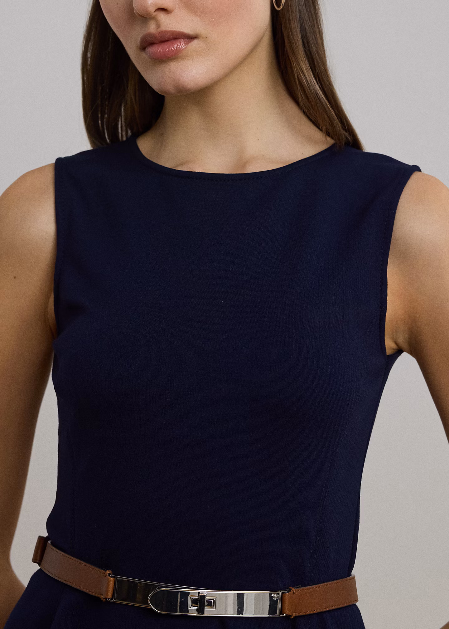 Ärmelloses Kleid aus Ponté - RALPH LAUREN OUTLET