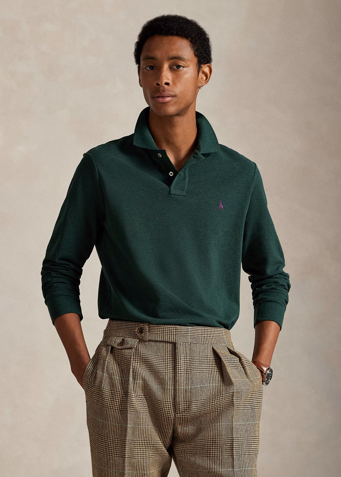 Custom-Slim-Fit Piqué-Poloshirt - RALPH LAUREN OUTLET