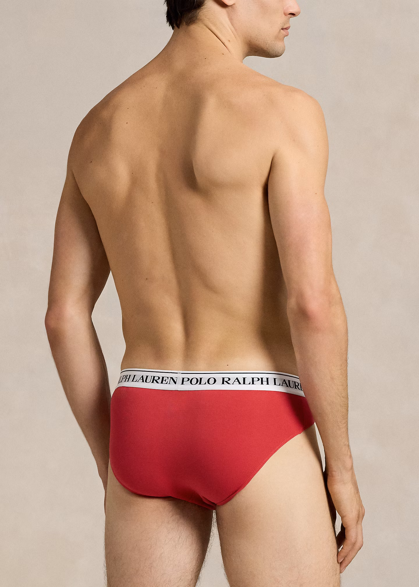 3er-Pack Baumwollslips mit Stretch - RALPH LAUREN OUTLET