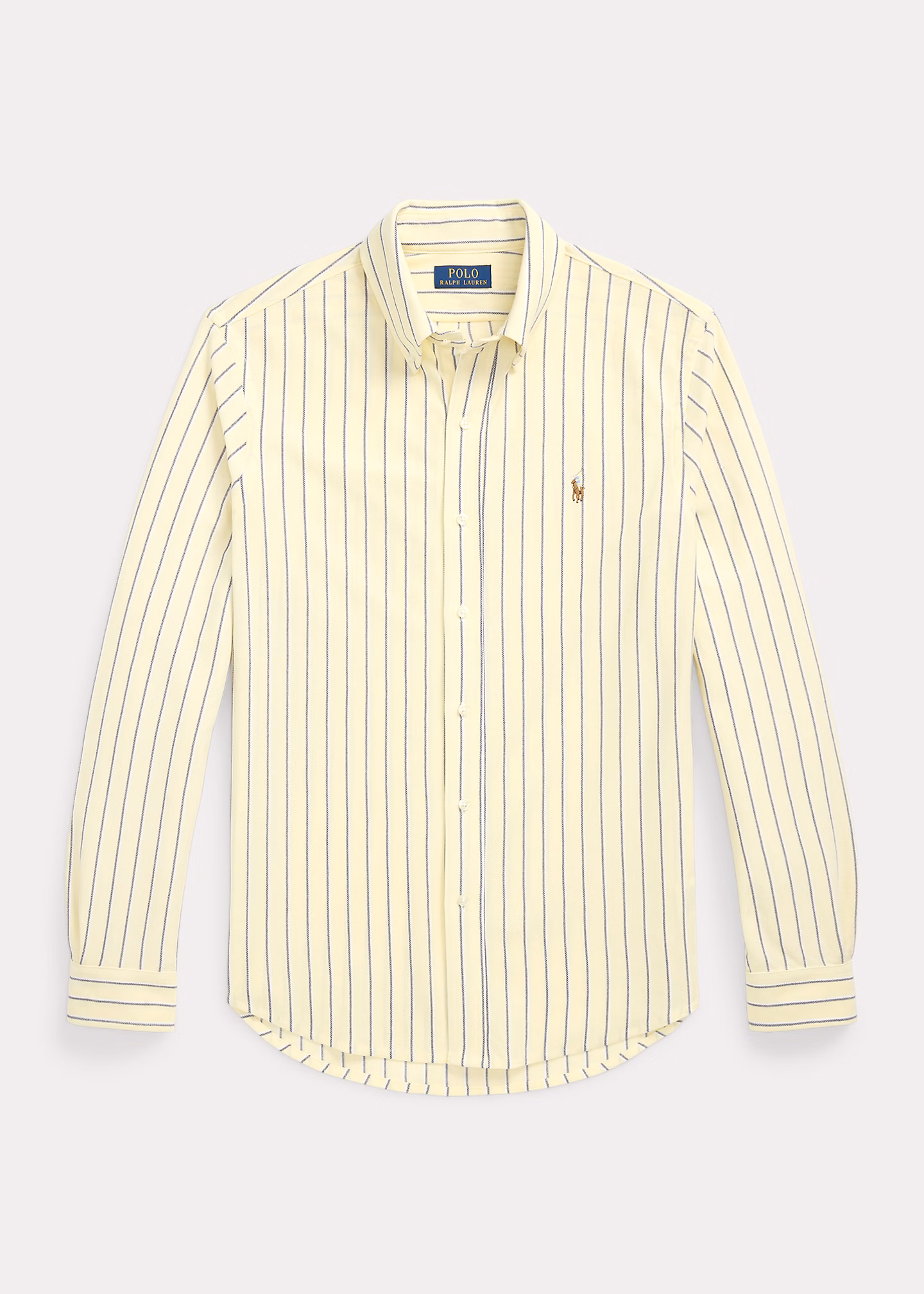 Baumwollpiqué-Oxfordhemd mit Streifen - RALPH LAUREN OUTLET