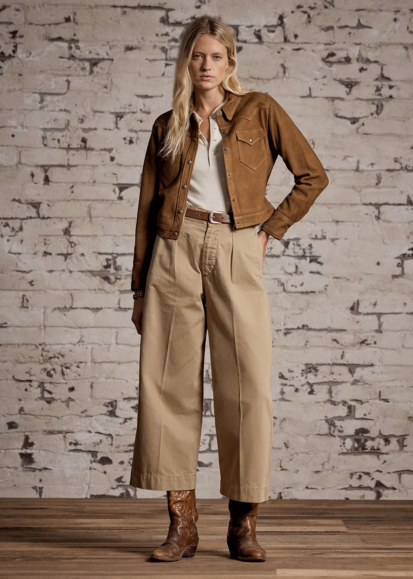 Baumwollhose mit weitem Bein - RALPH LAUREN OUTLET