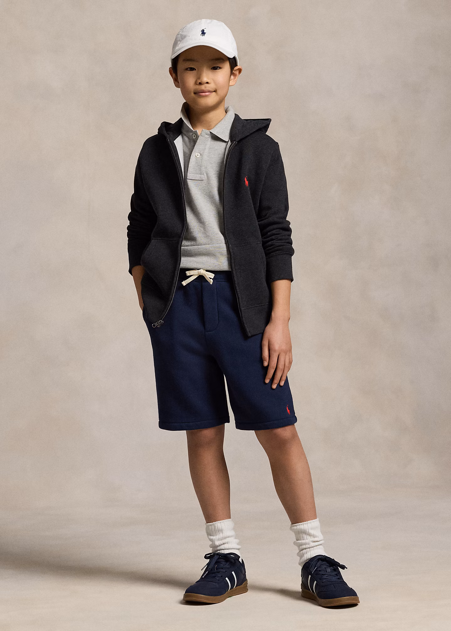 Fleece-Shorts mit Tunnelzug - RALPH LAUREN OUTLET
