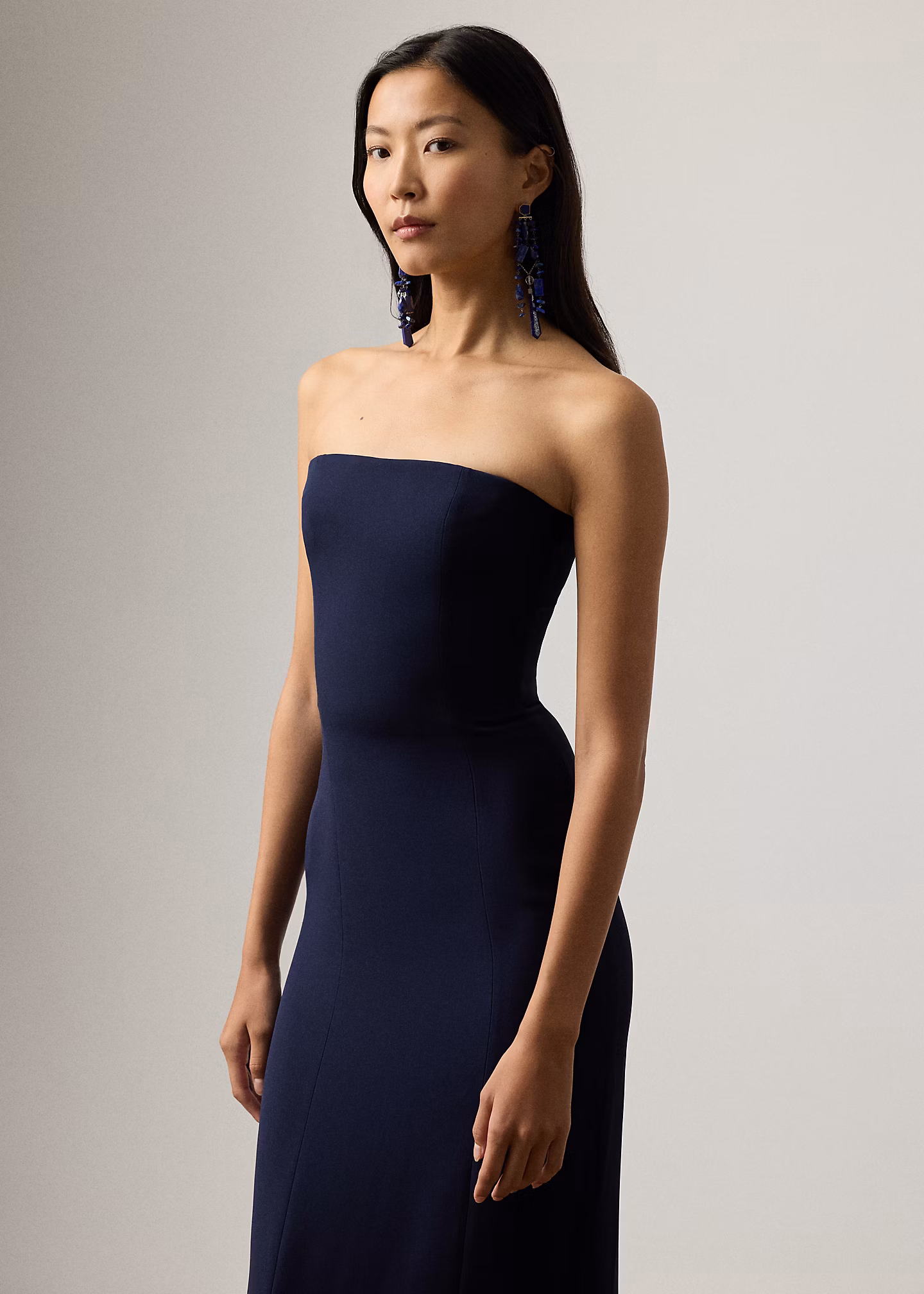 Abendkleid Shelly aus Seidencady - RALPH LAUREN OUTLET