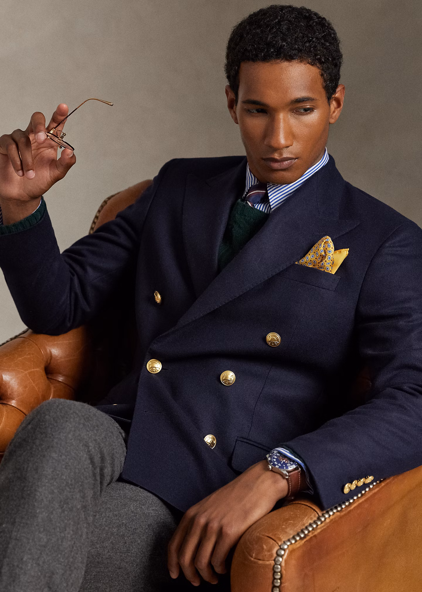 Tailored-Fit Blazer Polo aus Wollflanell - RALPH LAUREN OUTLET