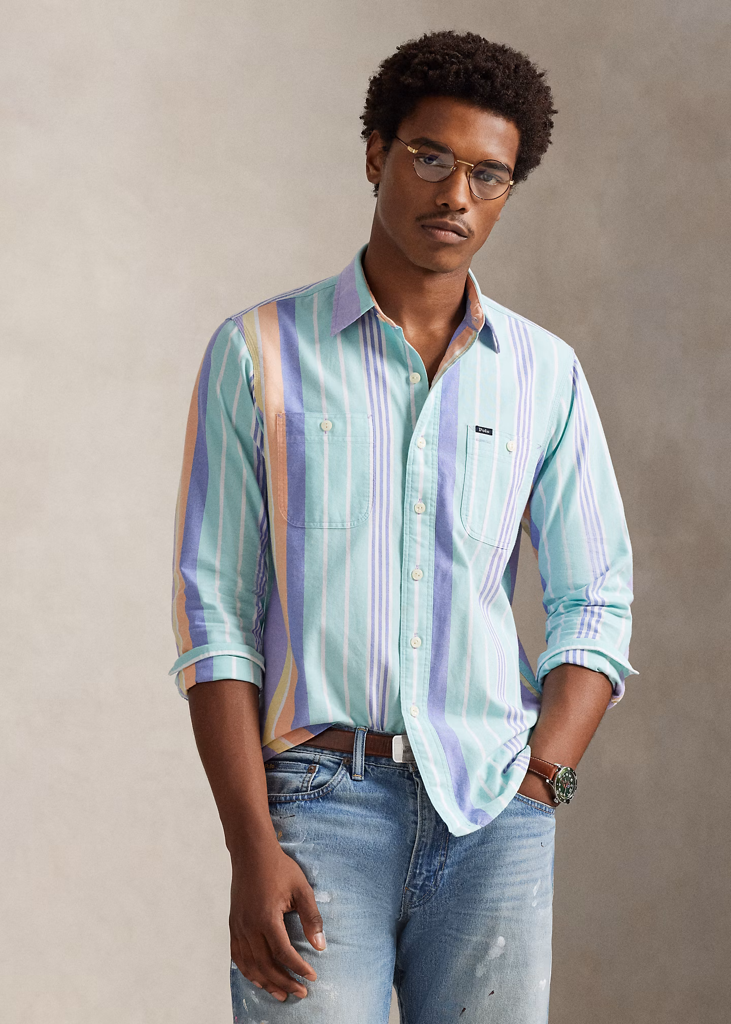 Custom-Fit Oxford-Arbeitshemd - RALPH LAUREN OUTLET