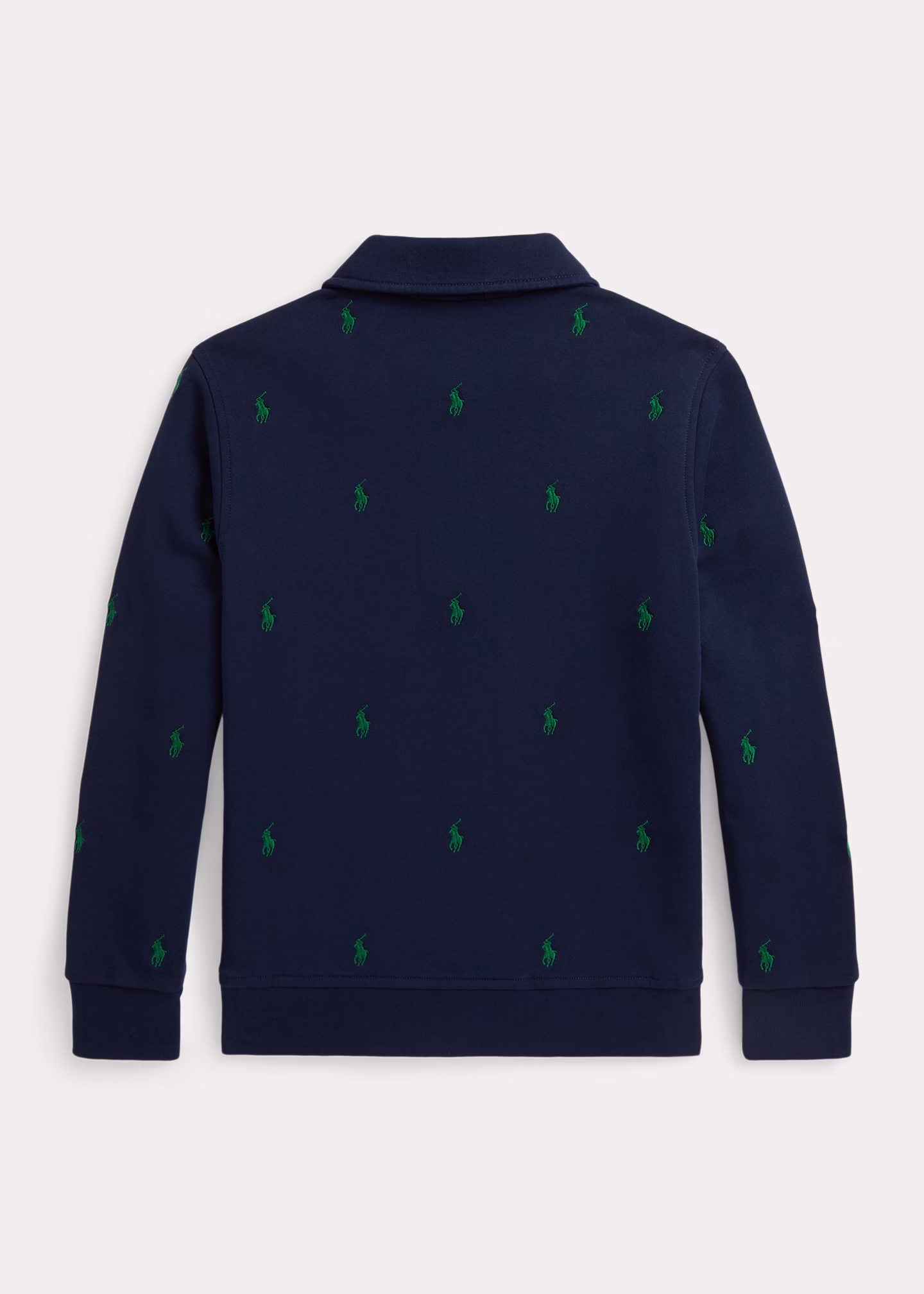 Fleece-Sweatshirt mit Kragen und Pony - RALPH LAUREN OUTLET