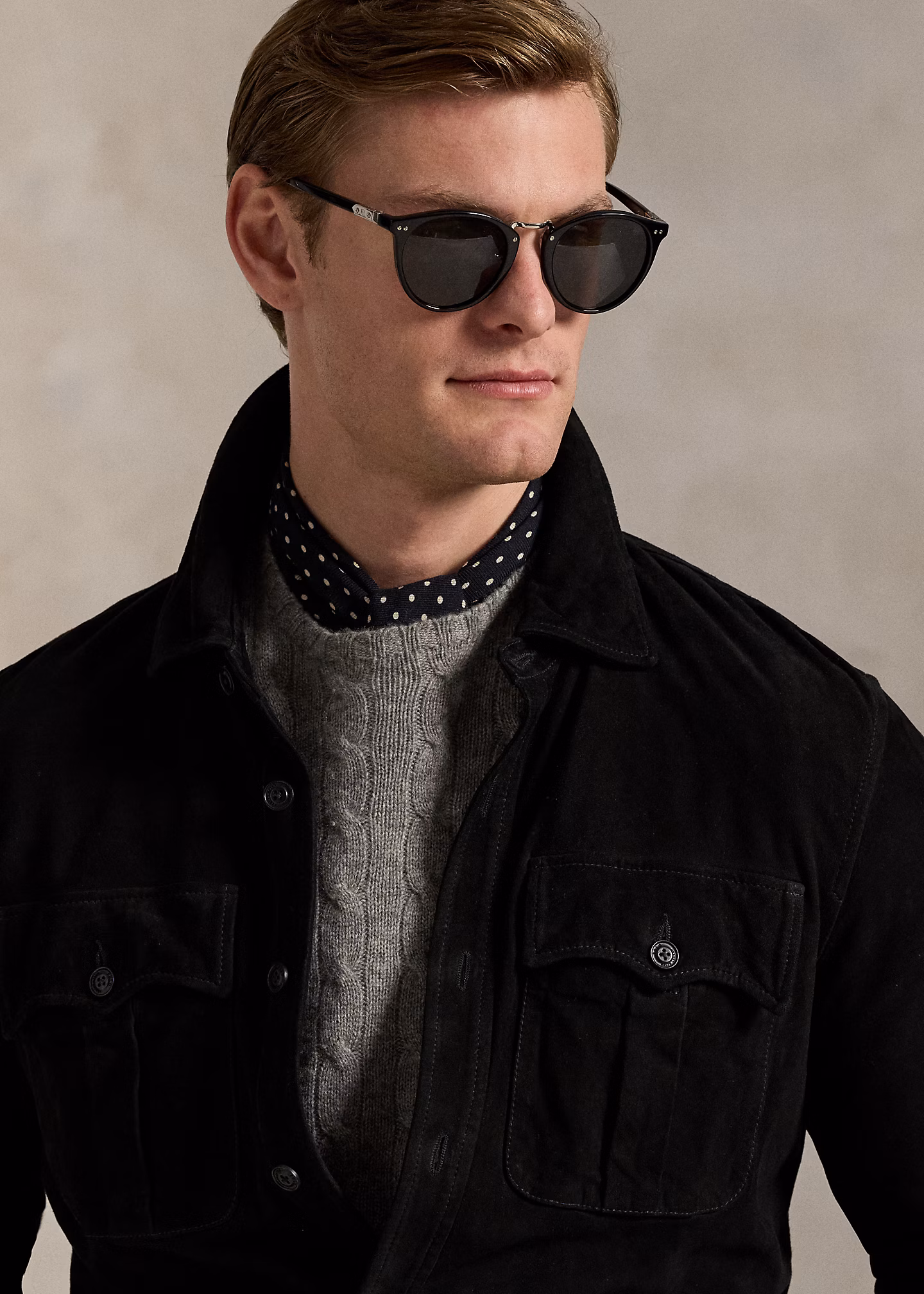 Utility-Hemdjacke aus Wildleder - RALPH LAUREN OUTLET