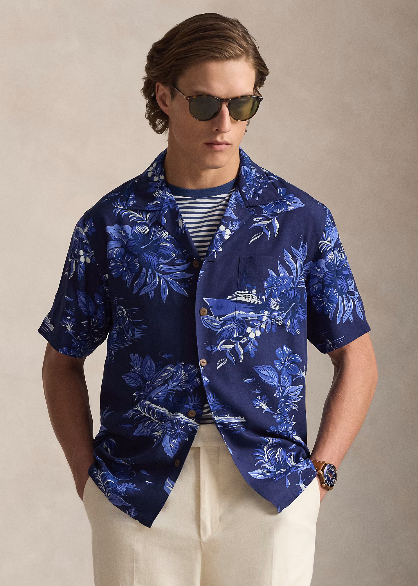 Classic-Fit Freizeithemd mit Tropenmotiv - RALPH LAUREN OUTLET