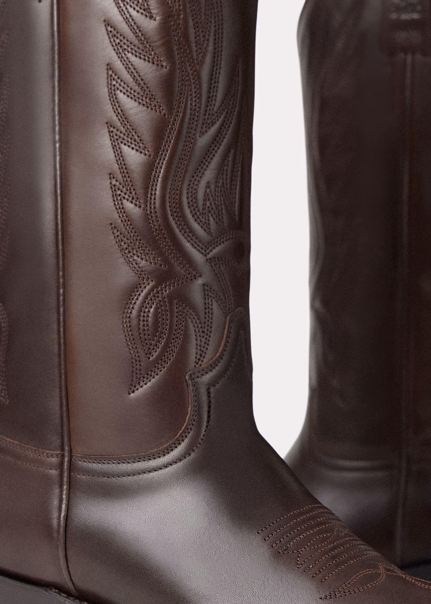 Cowboystiefel Chilton aus Vachetteleder - RALPH LAUREN OUTLET
