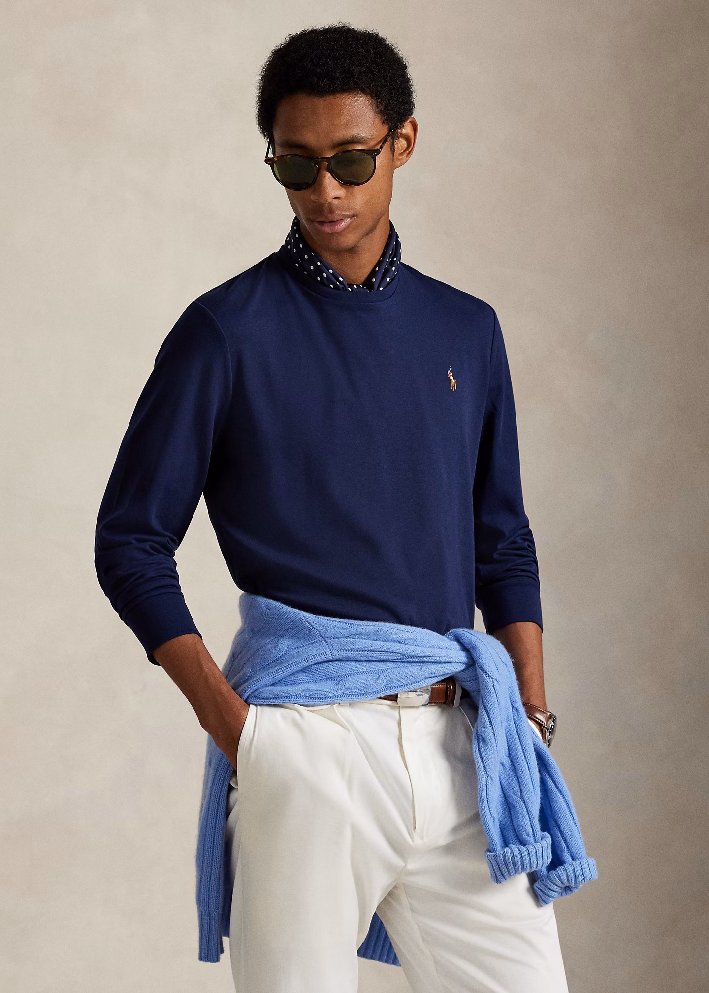 Weiches Custom-Slim-Fit T-Shirt - RALPH LAUREN OUTLET