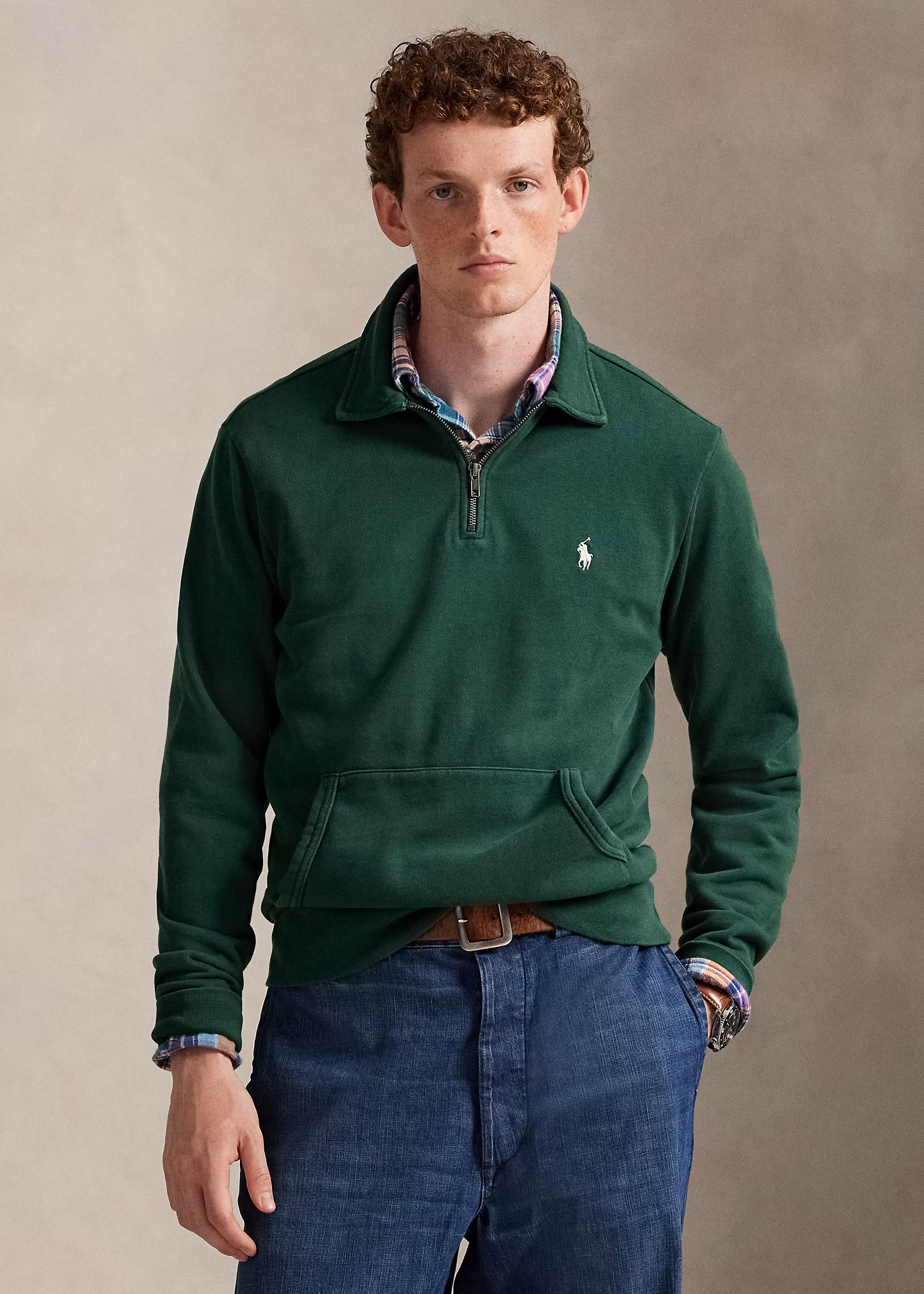 Sweatshirt aus Loopback-Fleece - RALPH LAUREN OUTLET