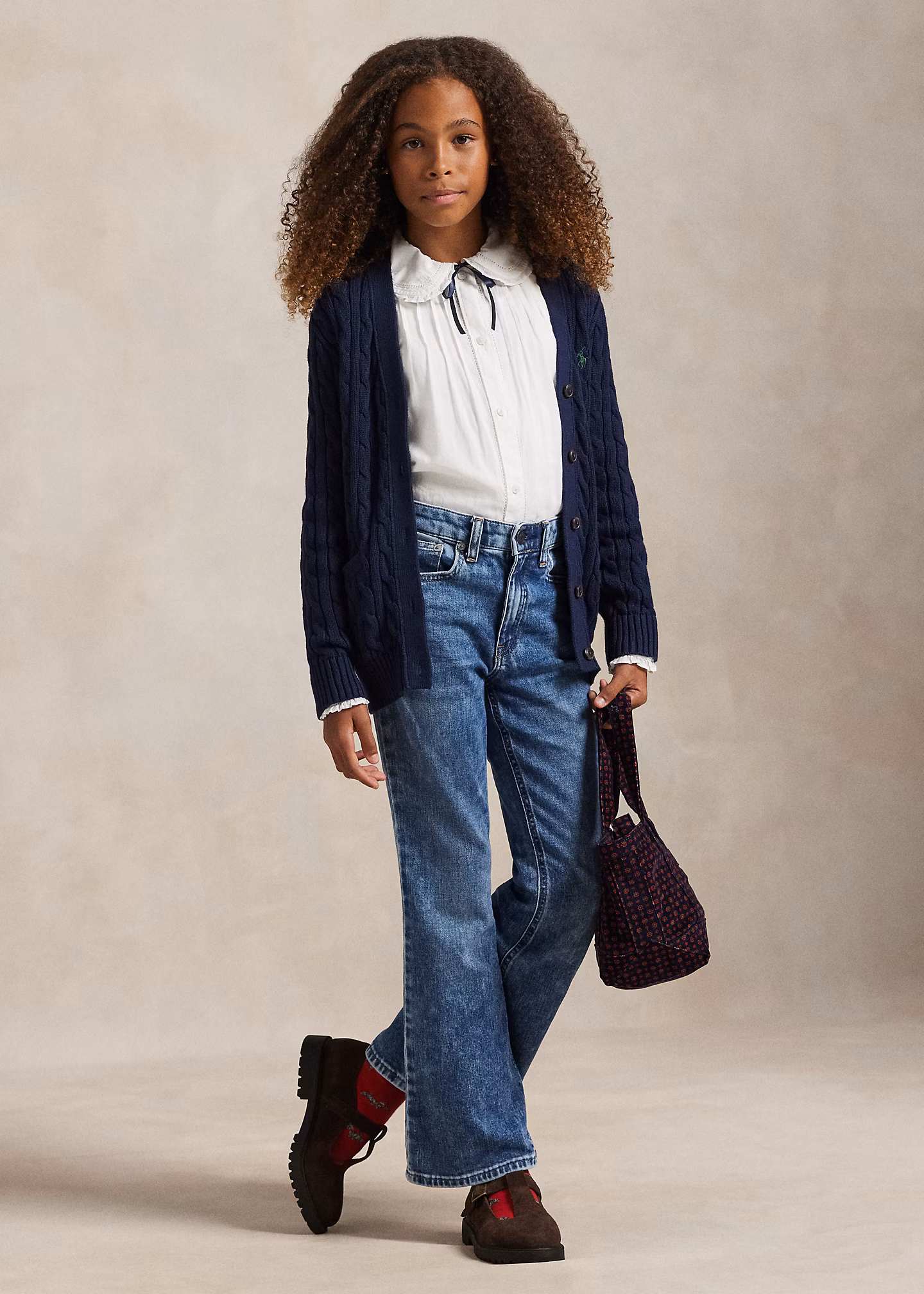 Ausgestellte Denim-Jeans in Indigo - RALPH LAUREN OUTLET