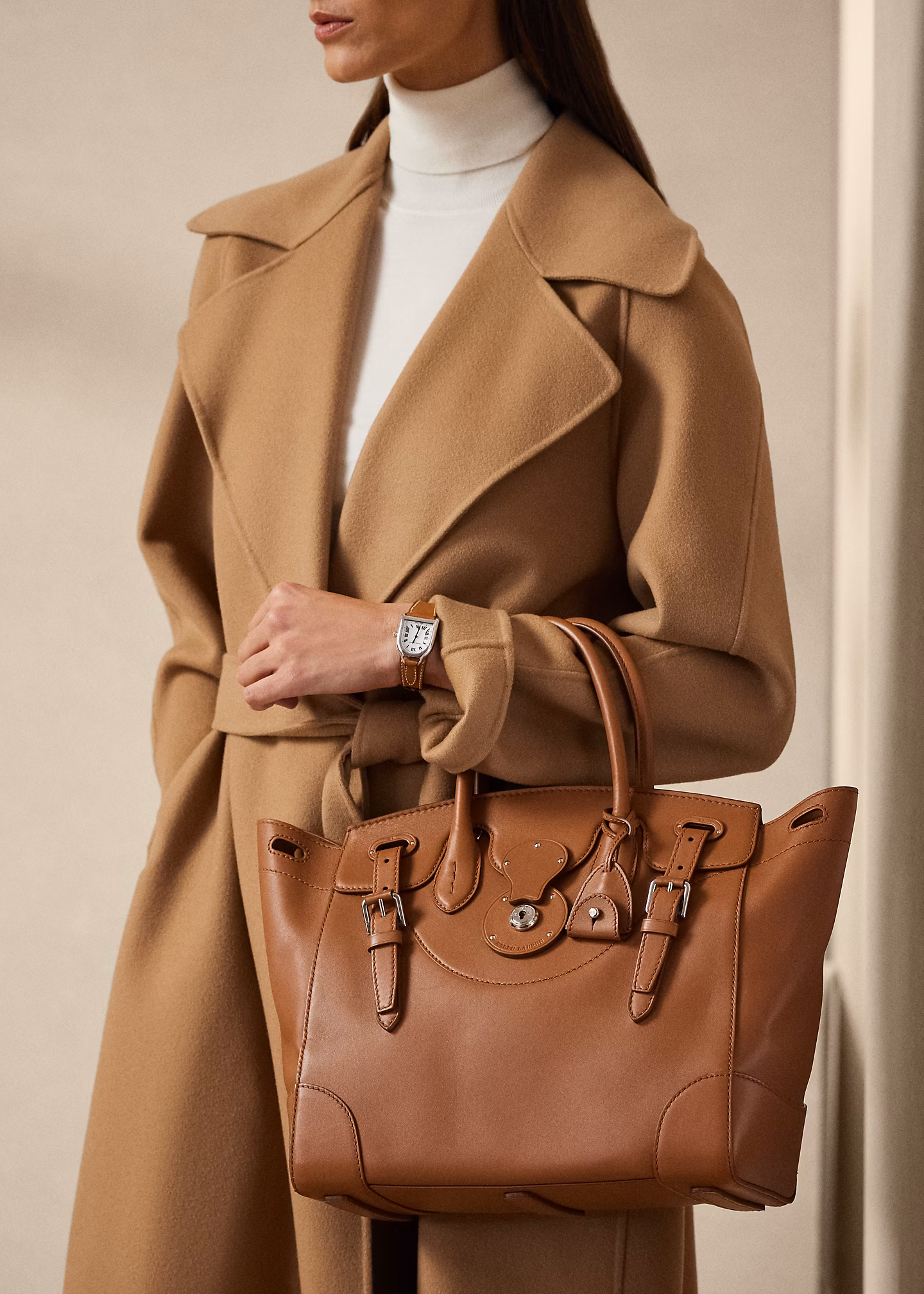 Tasche Soft Ricky 33 aus Kalbsleder - RALPH LAUREN OUTLET