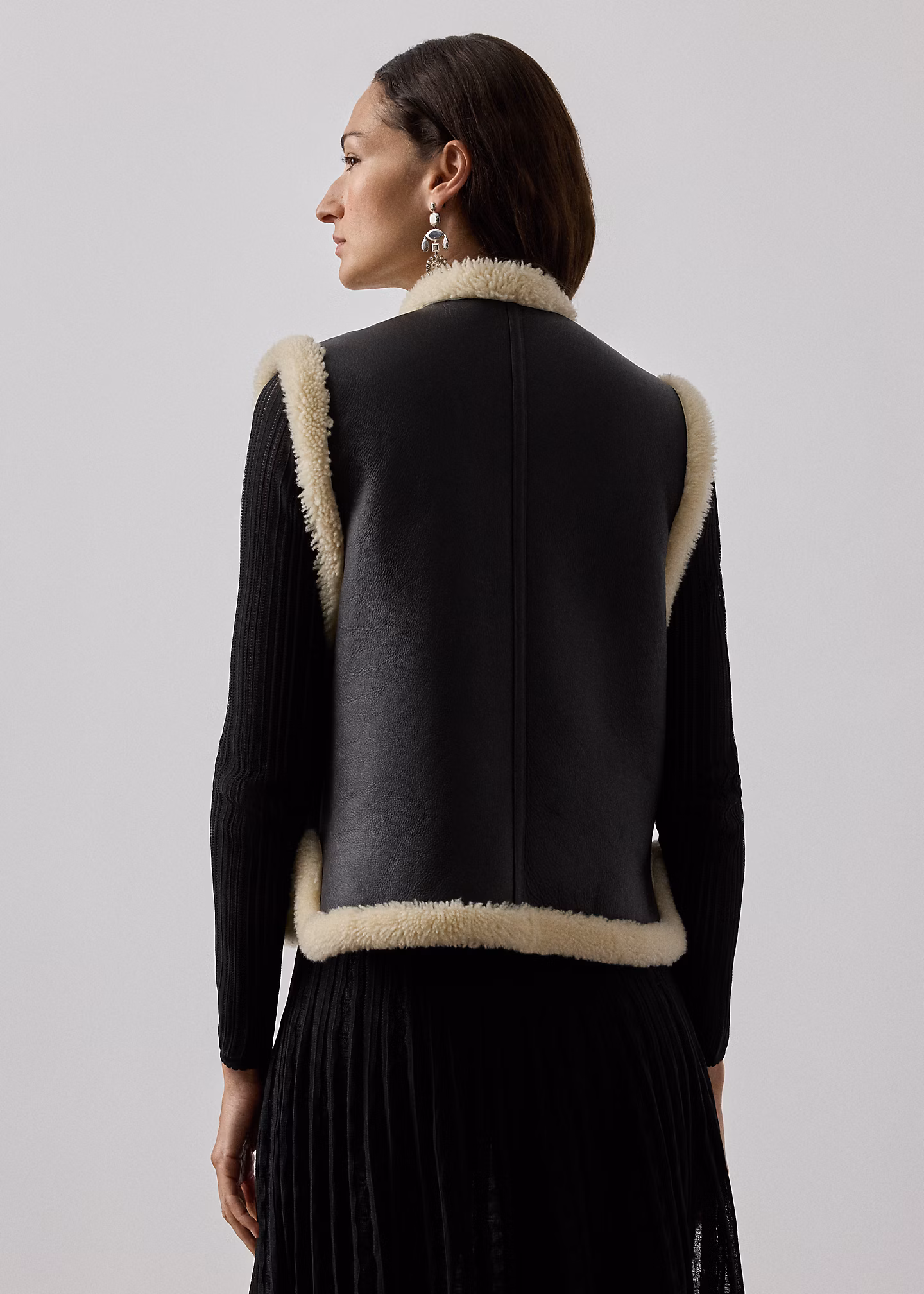 Weste Tamlin aus Lammfell - RALPH LAUREN OUTLET