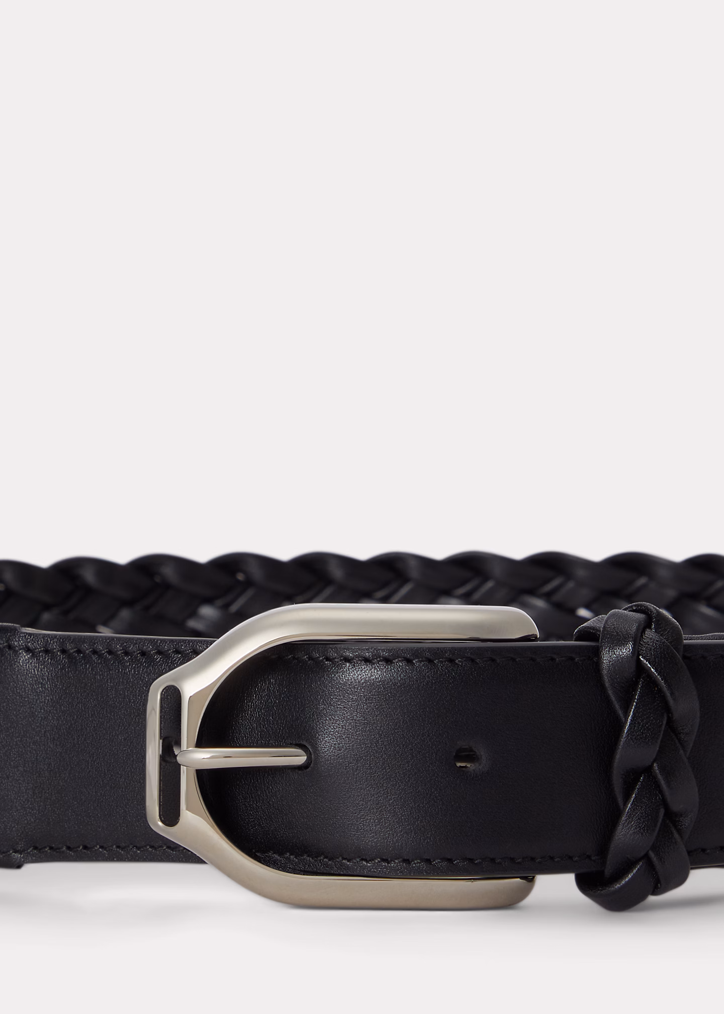 Geflochtener Kalbsledergürtel Welington - RALPH LAUREN OUTLET