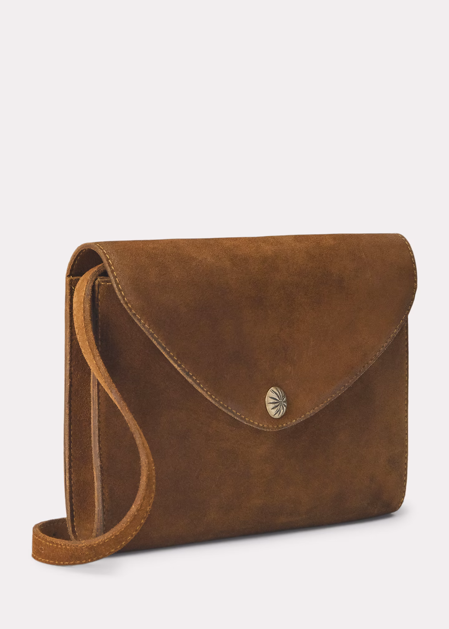 Umhängetasche aus Rauwildleder - RALPH LAUREN OUTLET