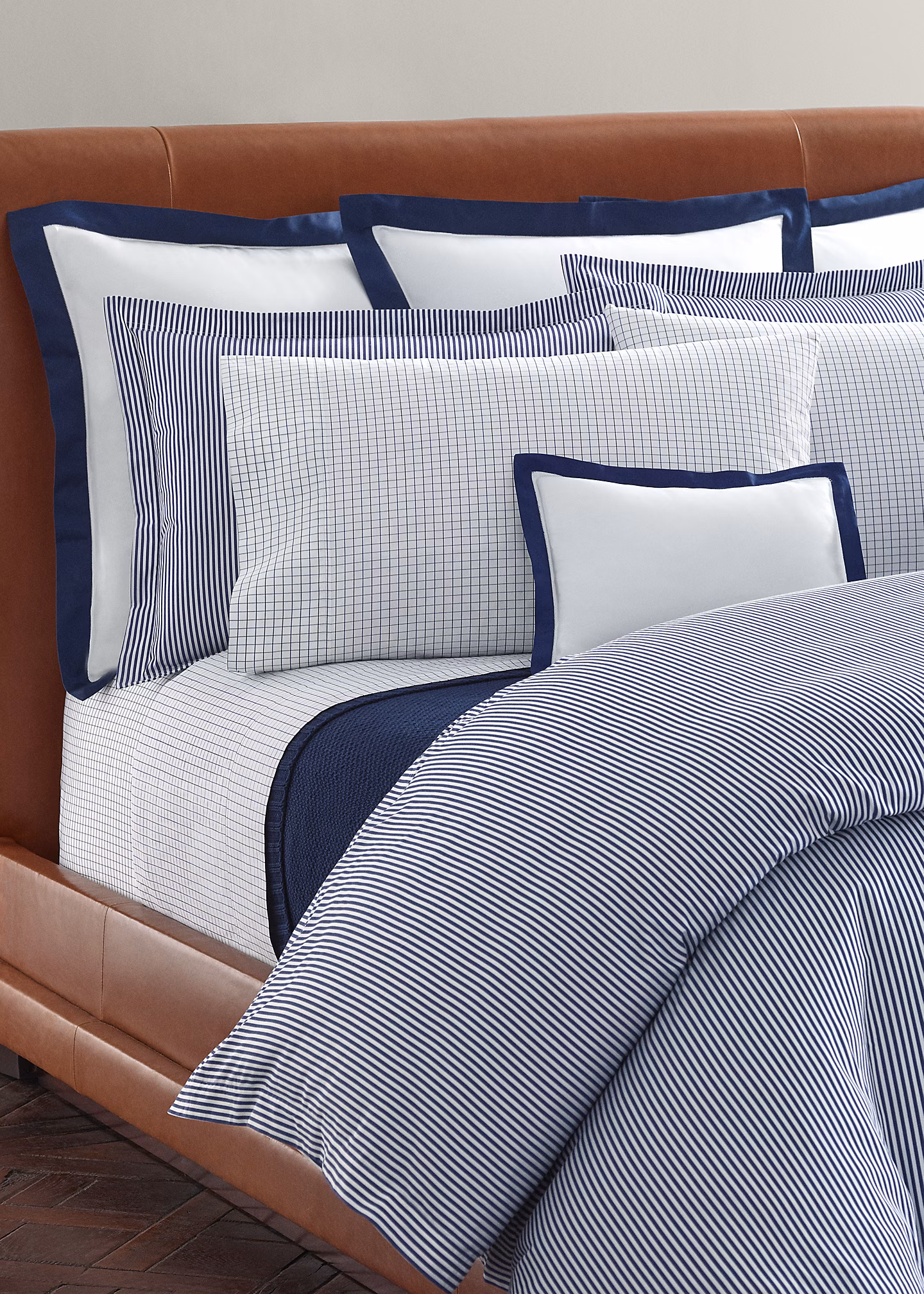 Baumwoll-Bettbezug Shirting Stripe - RALPH LAUREN OUTLET