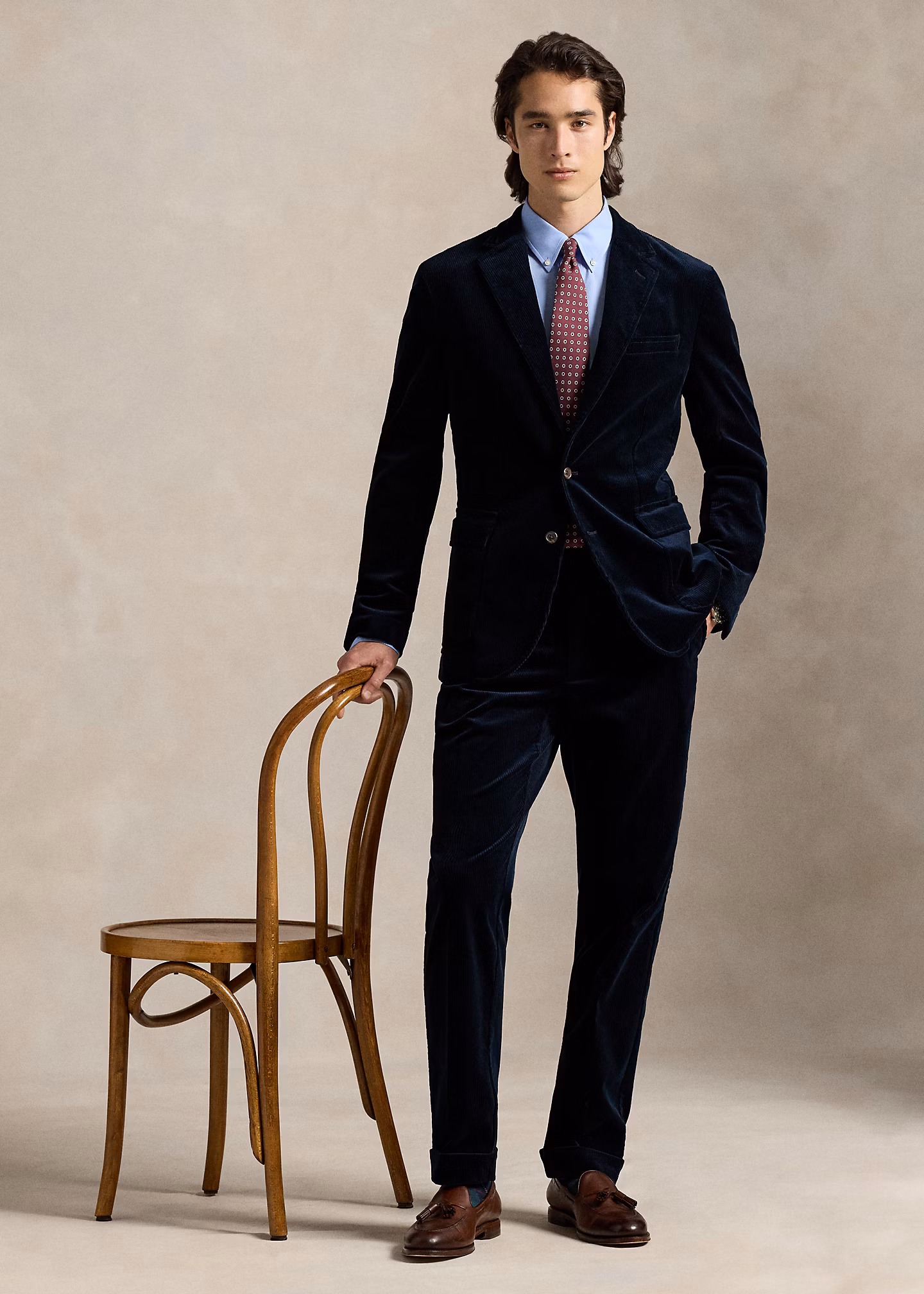 Custom-Fit Hemd aus Stretchpopeline - RALPH LAUREN OUTLET