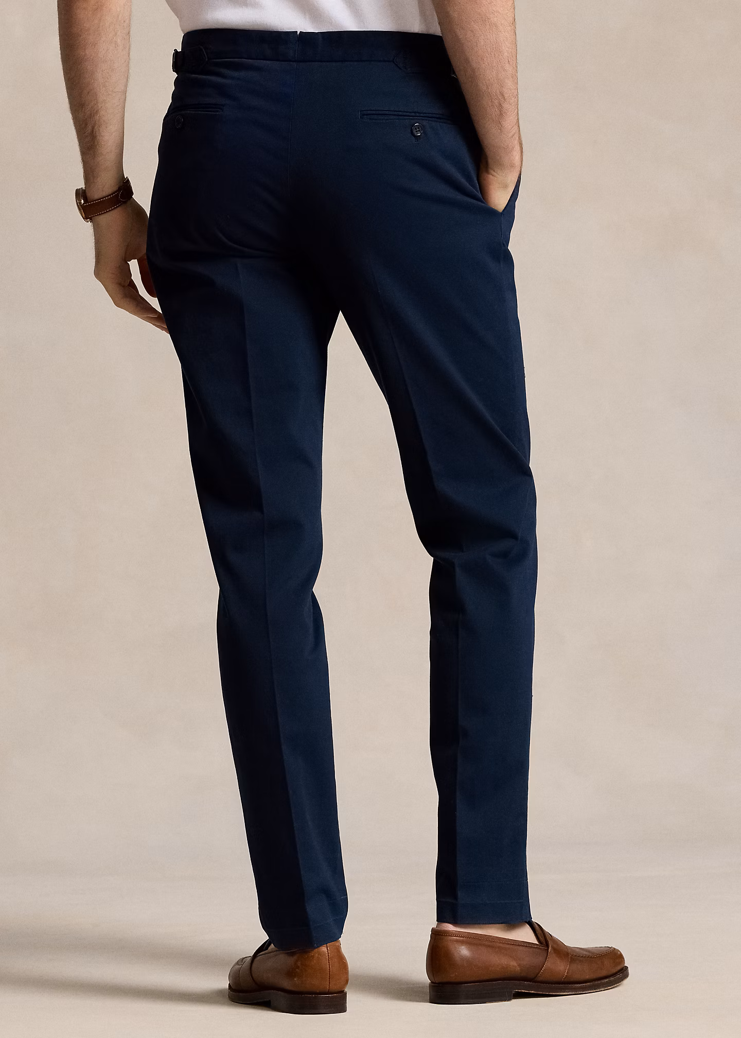 Anzughose aus Stretchchino - RALPH LAUREN OUTLET