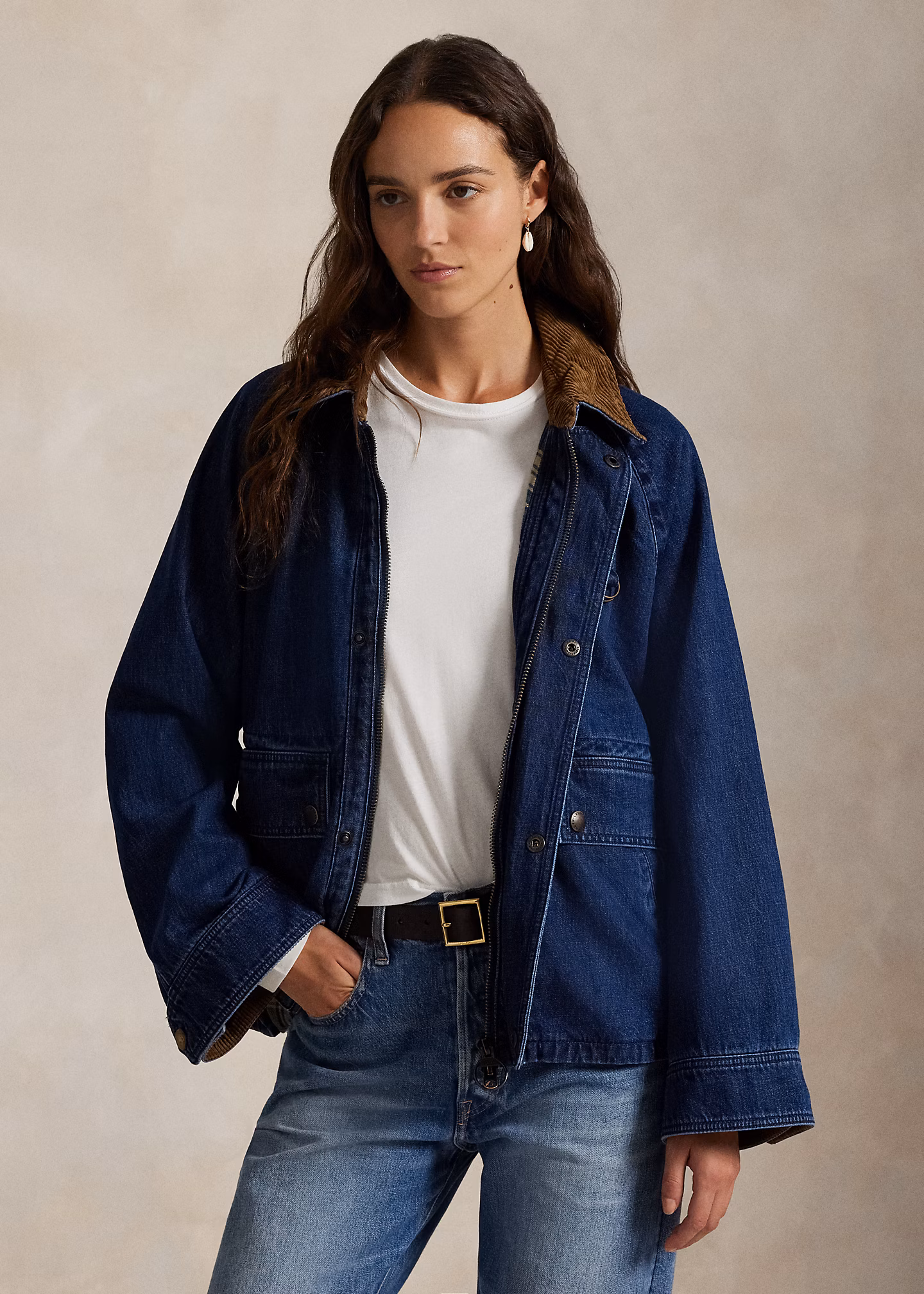 Steppjacke aus Denim - RALPH LAUREN OUTLET