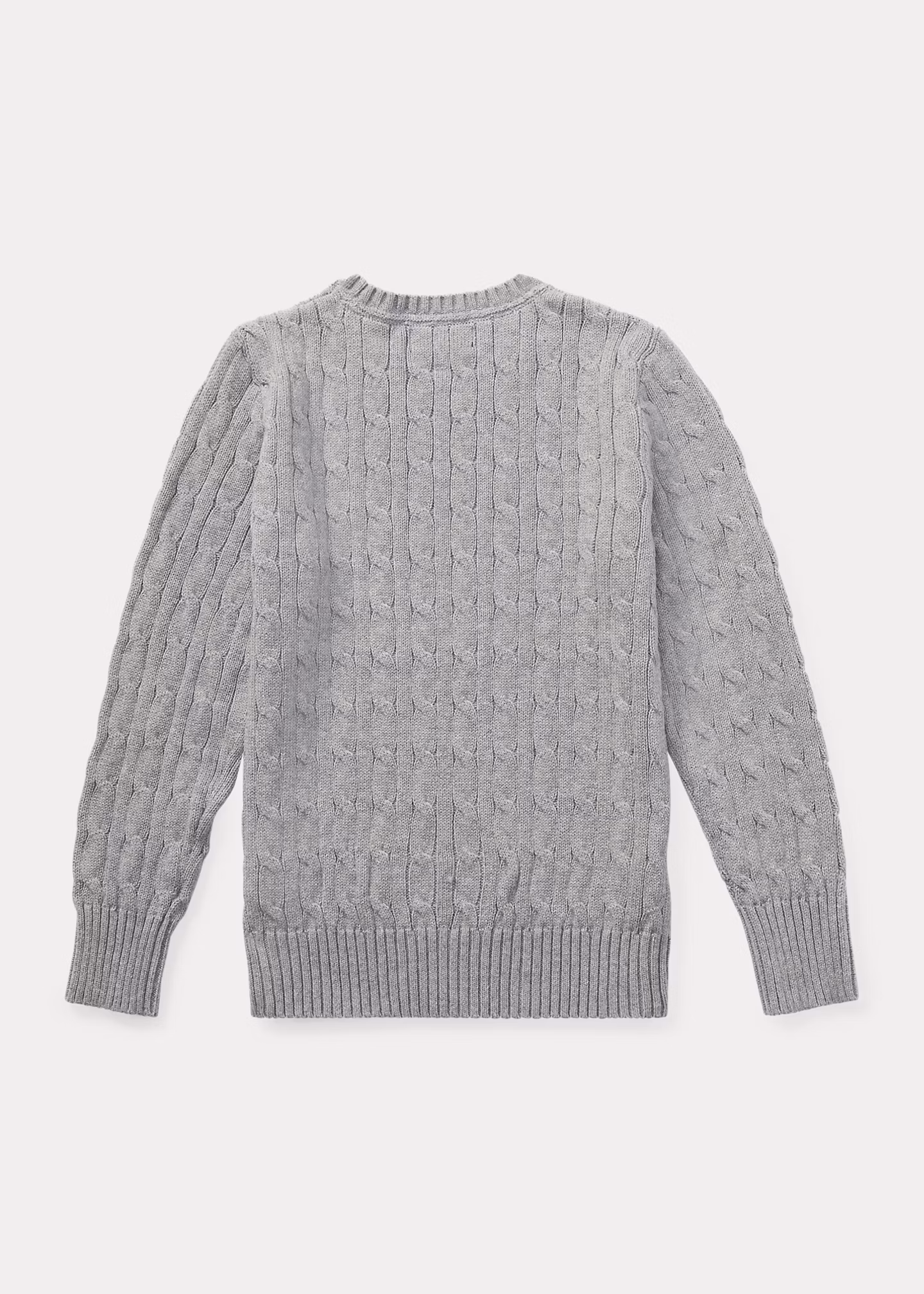 Baumwollpullover mit Zopfmuster - RALPH LAUREN OUTLET