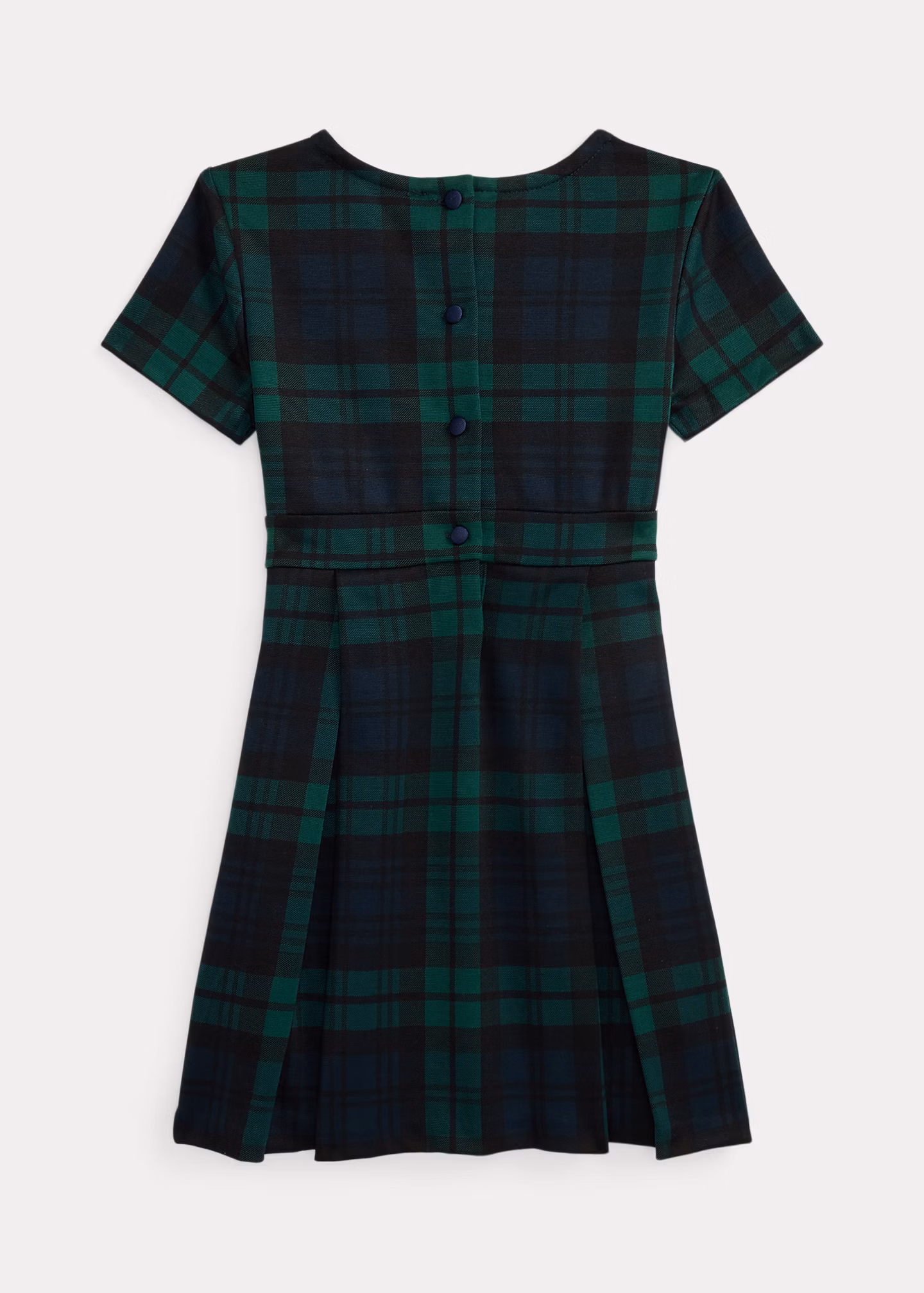 Kariertes Ponté-Kleid mit Falten - RALPH LAUREN OUTLET