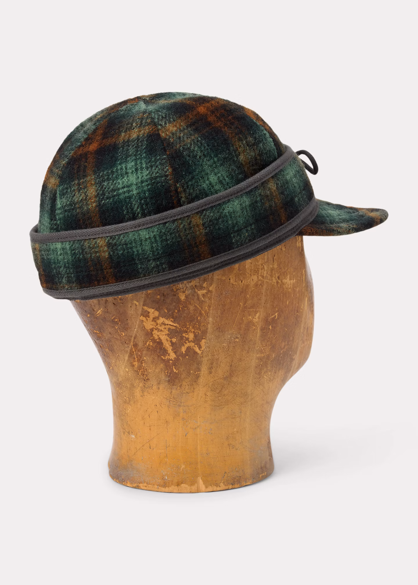 Karierte Kappe aus Wolle - RALPH LAUREN OUTLET