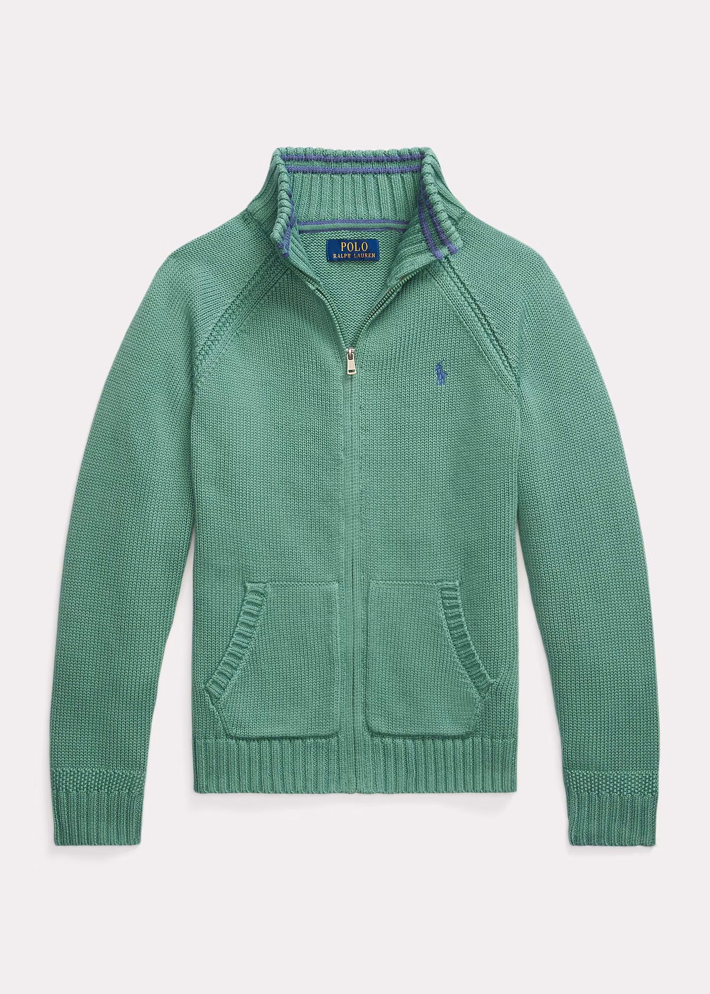 Baumwolljacke mit Reißverschluss - RALPH LAUREN OUTLET
