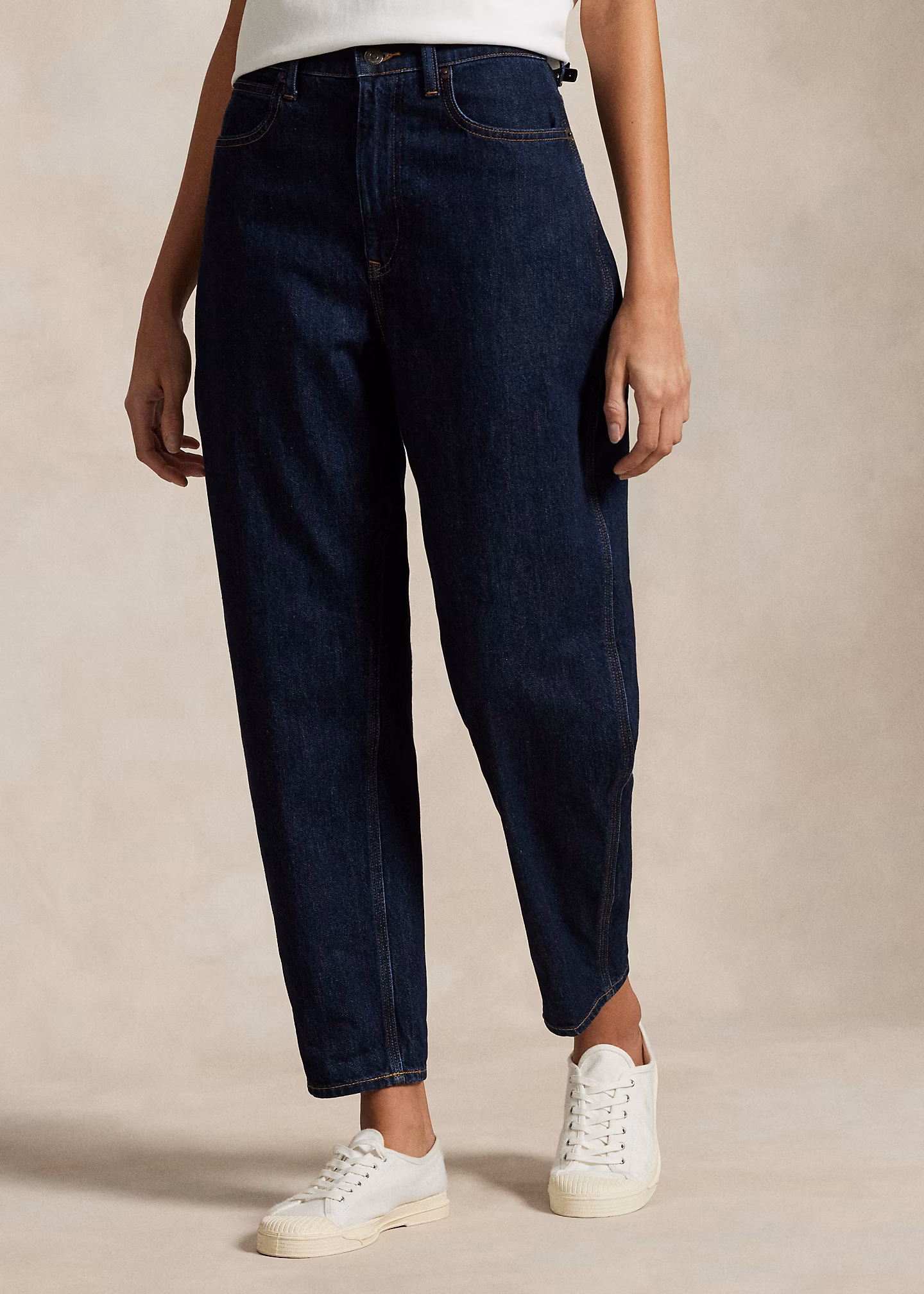 Curved-Tapered-Fit Jeans - RALPH LAUREN OUTLET