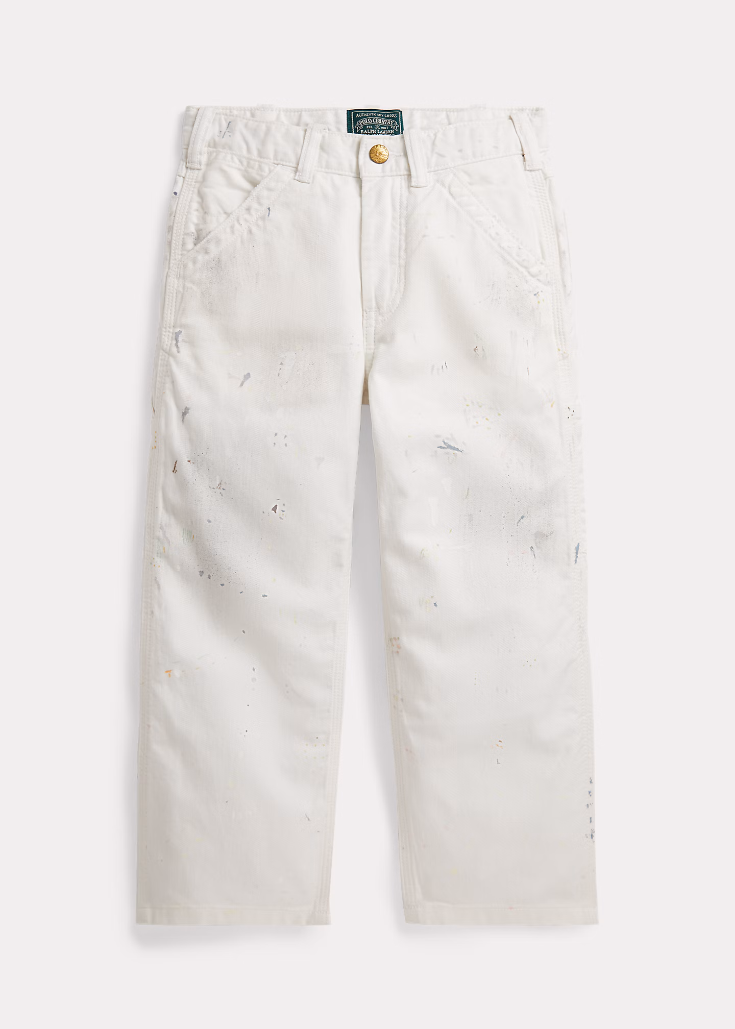 Hose aus Baumwolltwill mit Farbspritzern - RALPH LAUREN OUTLET