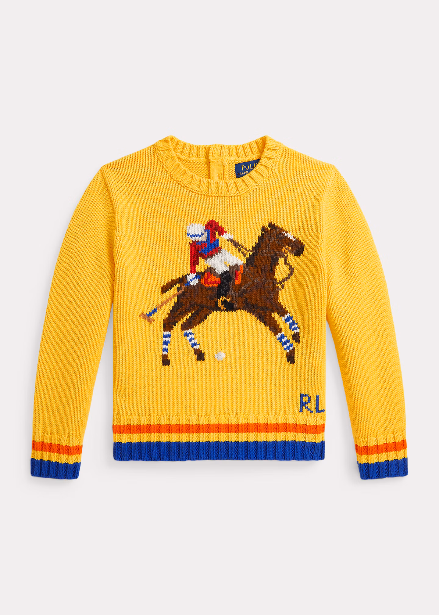 Polospieler-Pullover aus Baumwolle - RALPH LAUREN OUTLET