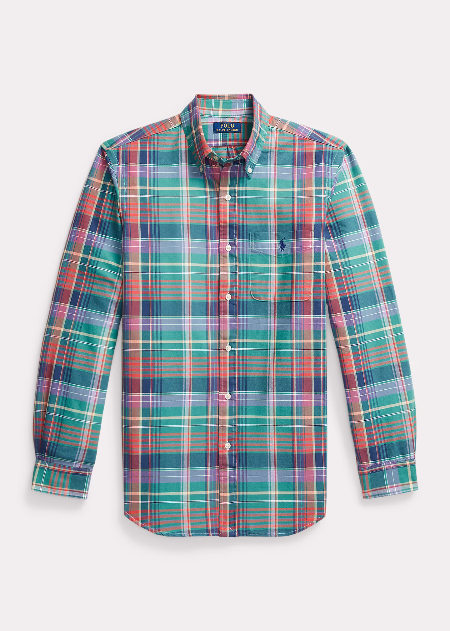 Kariertes Custom-Fit Oxfordhemd - RALPH LAUREN OUTLET