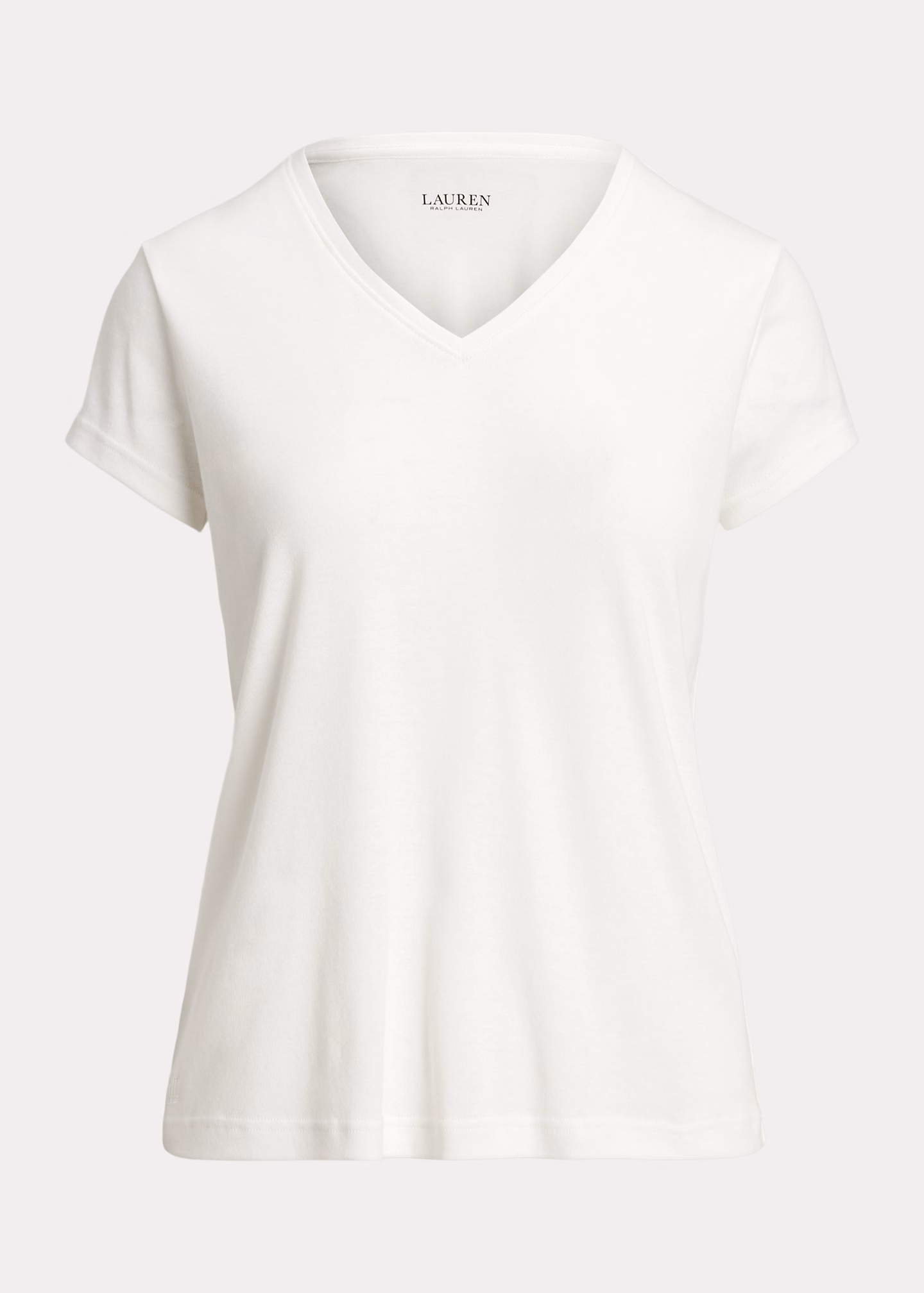 Pyjama-T-Shirt mit V-Ausschnitt - RALPH LAUREN OUTLET