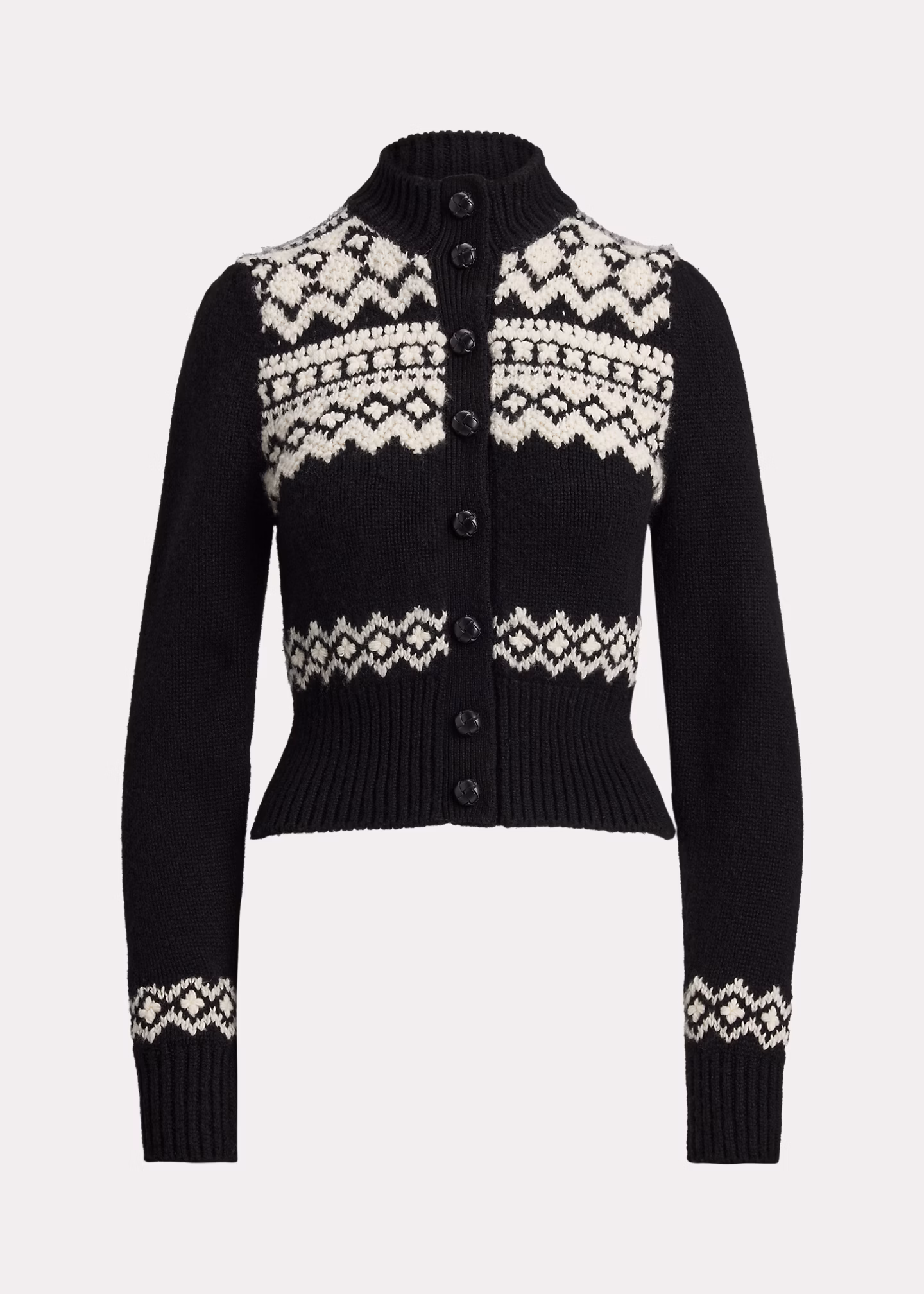 Jacquard-Strickjacke aus Kaschmir - RALPH LAUREN OUTLET