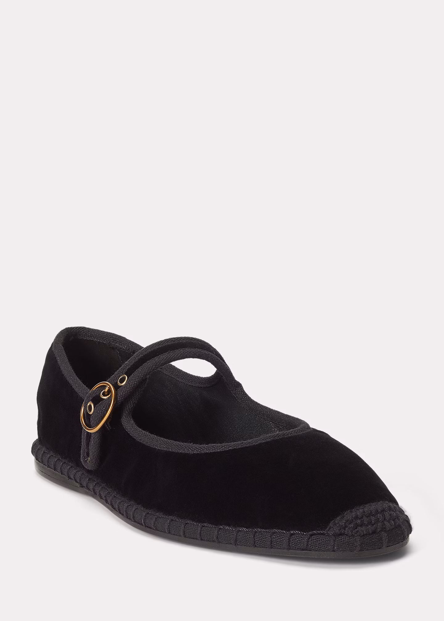 Mary Jane Espadrille aus Samt - RALPH LAUREN OUTLET