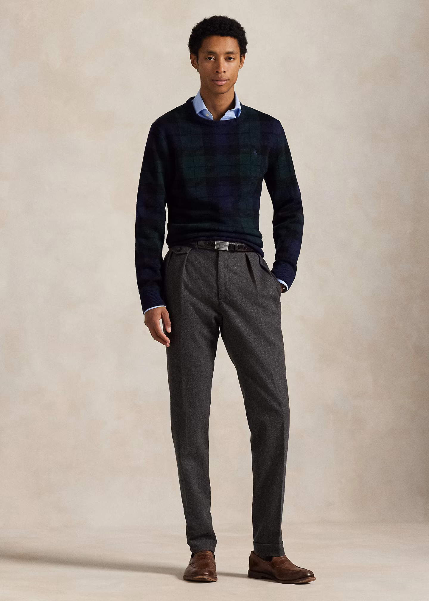 Waschbarer Karo-Wollpullover - RALPH LAUREN OUTLET