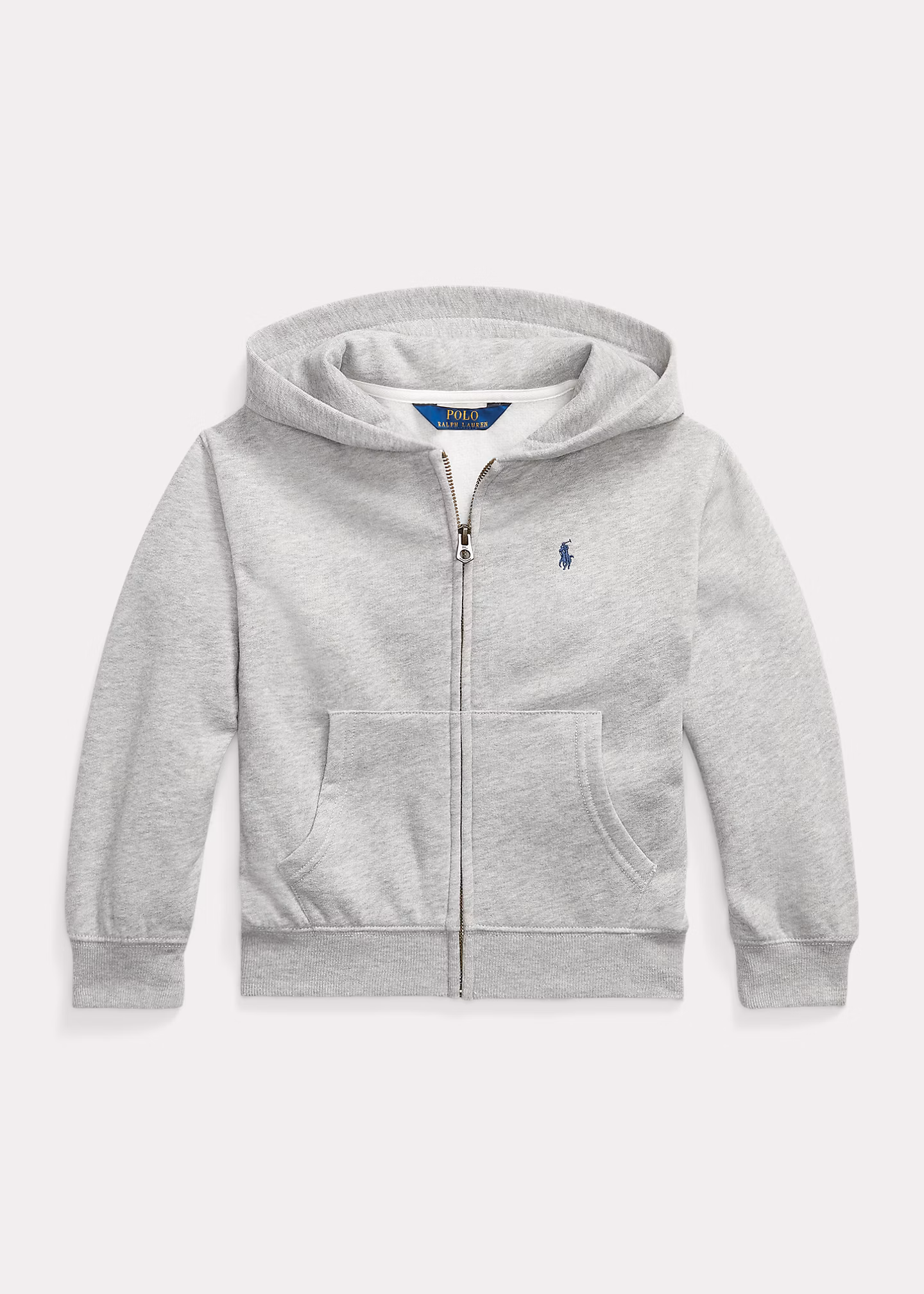 Fleece-Kapuzenjacke mit Reißverschluss - RALPH LAUREN OUTLET