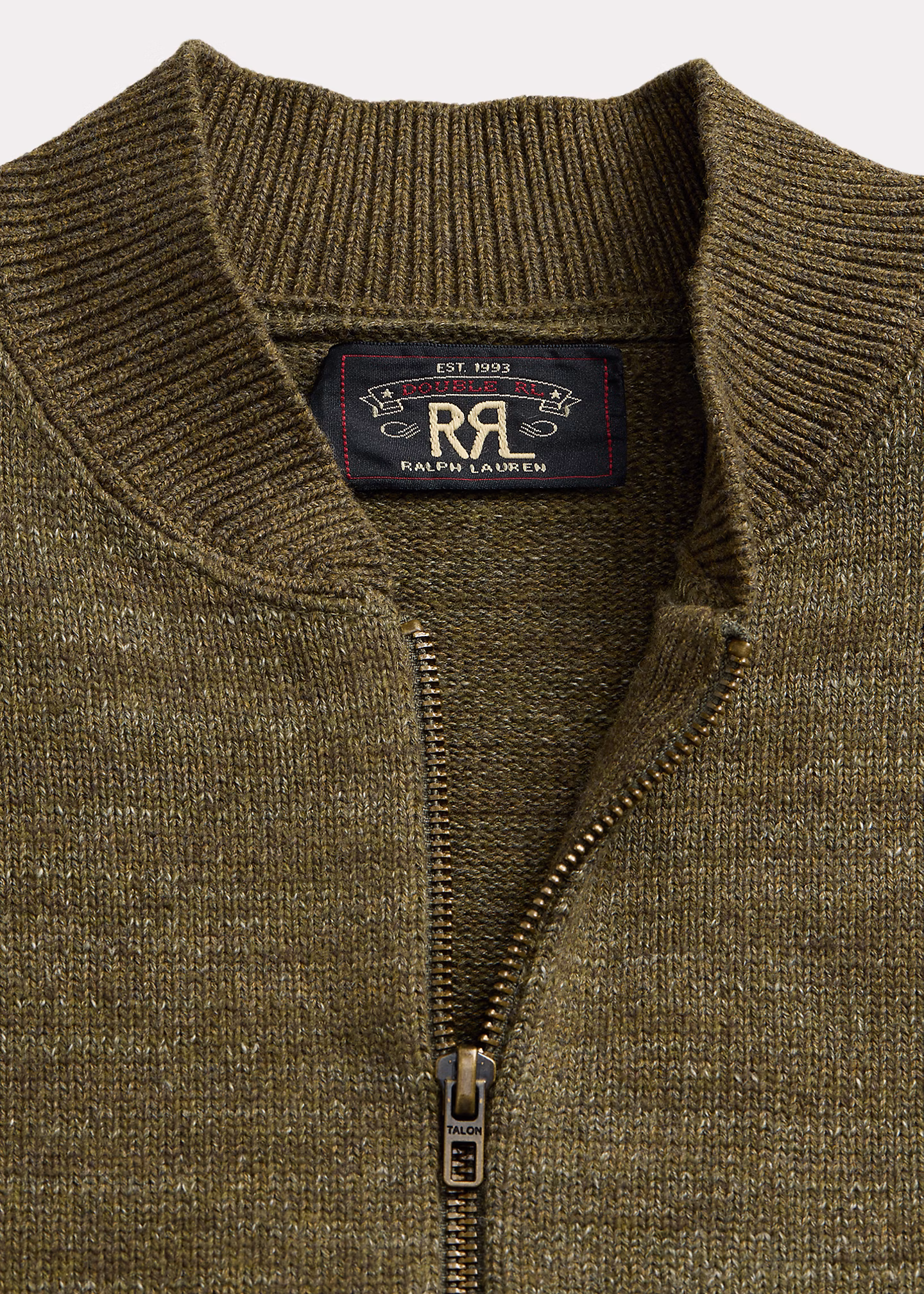 Baumwoll-Woll-Reißverschlussjacke - RALPH LAUREN OUTLET