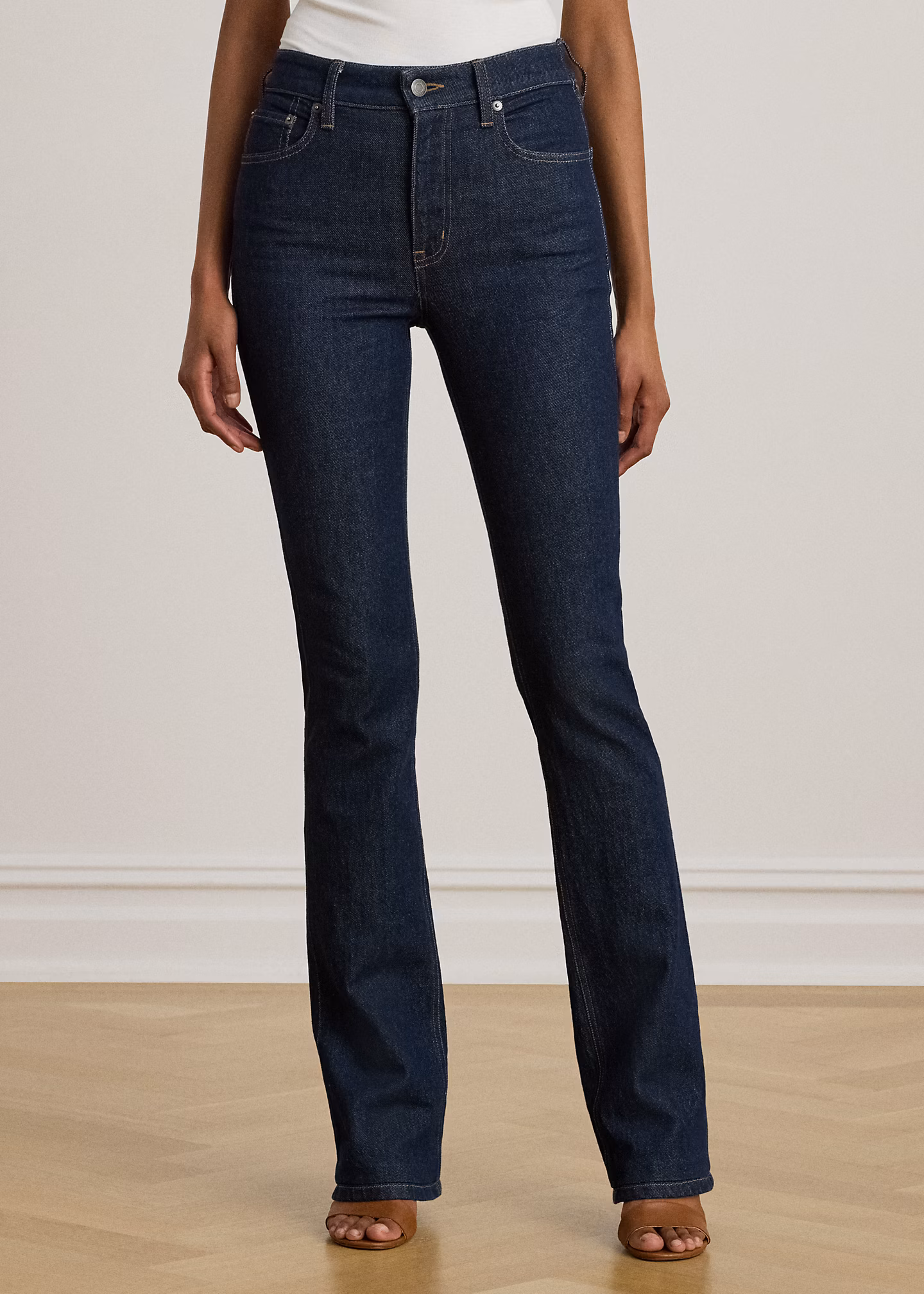 Bootcut-Jeans mit hoher Leibhöhe - RALPH LAUREN OUTLET