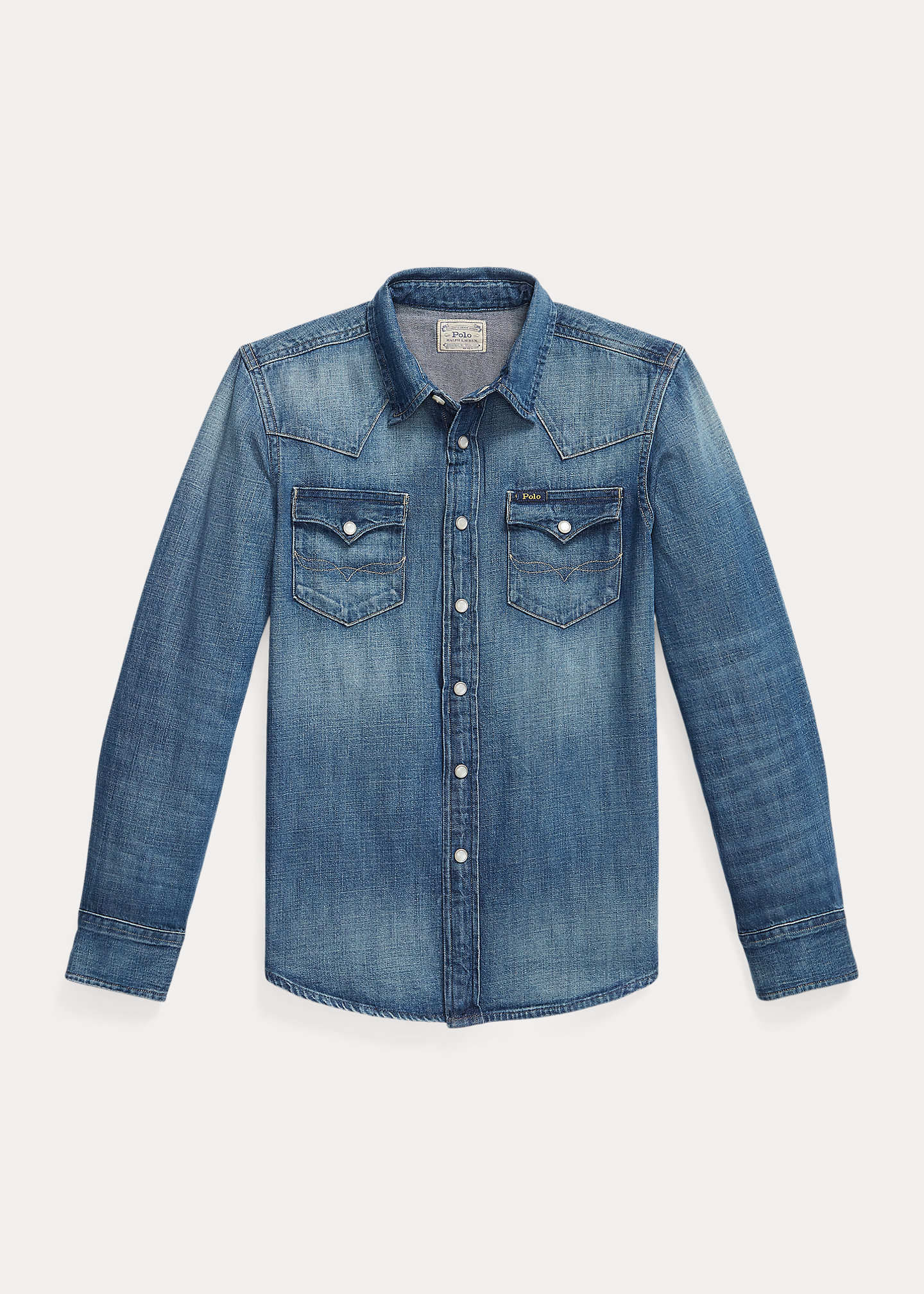 Westernhemd aus Baumwolldenim - RALPH LAUREN OUTLET