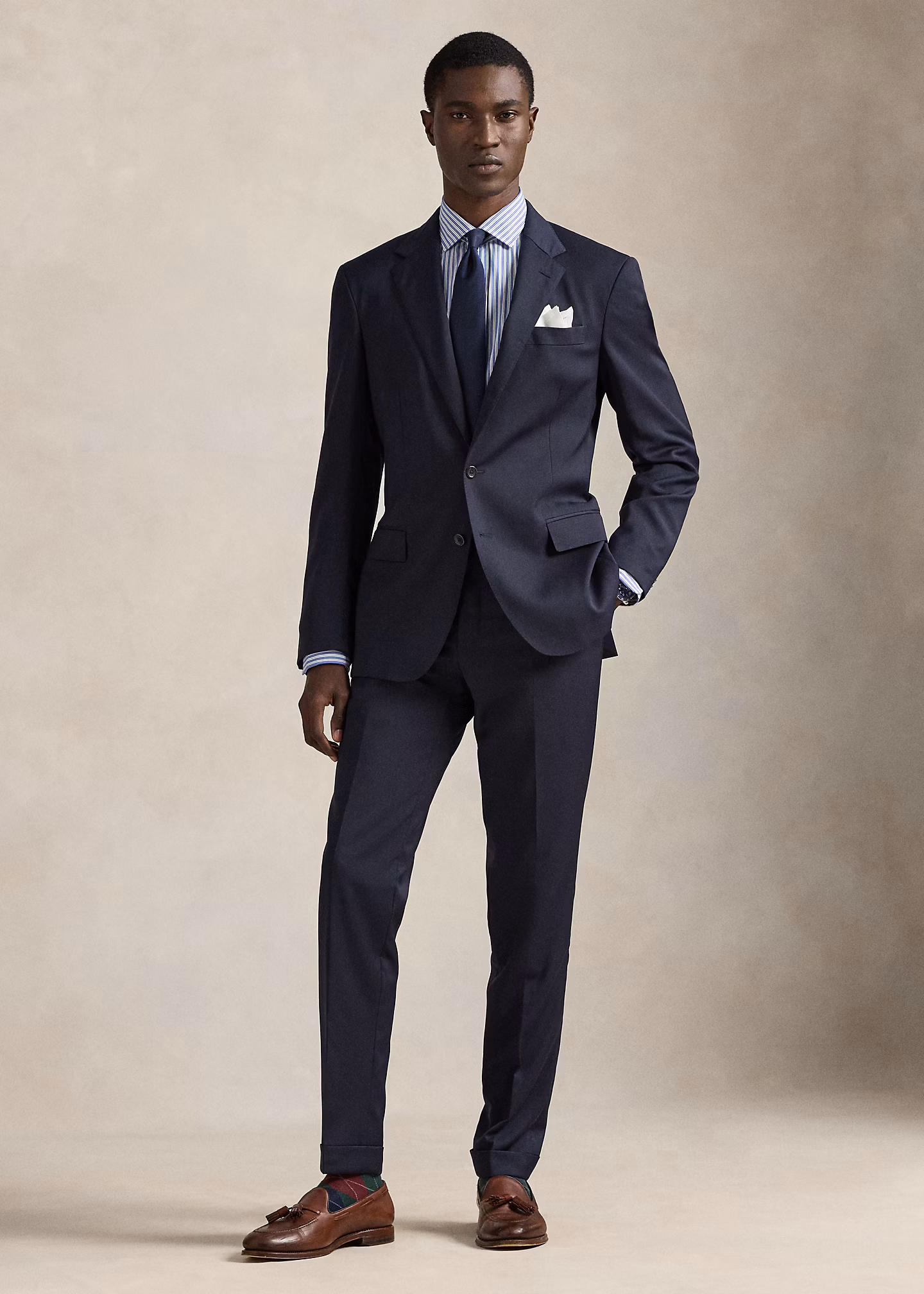 Custom-Fit Popelinehemd mit Streifen - RALPH LAUREN OUTLET