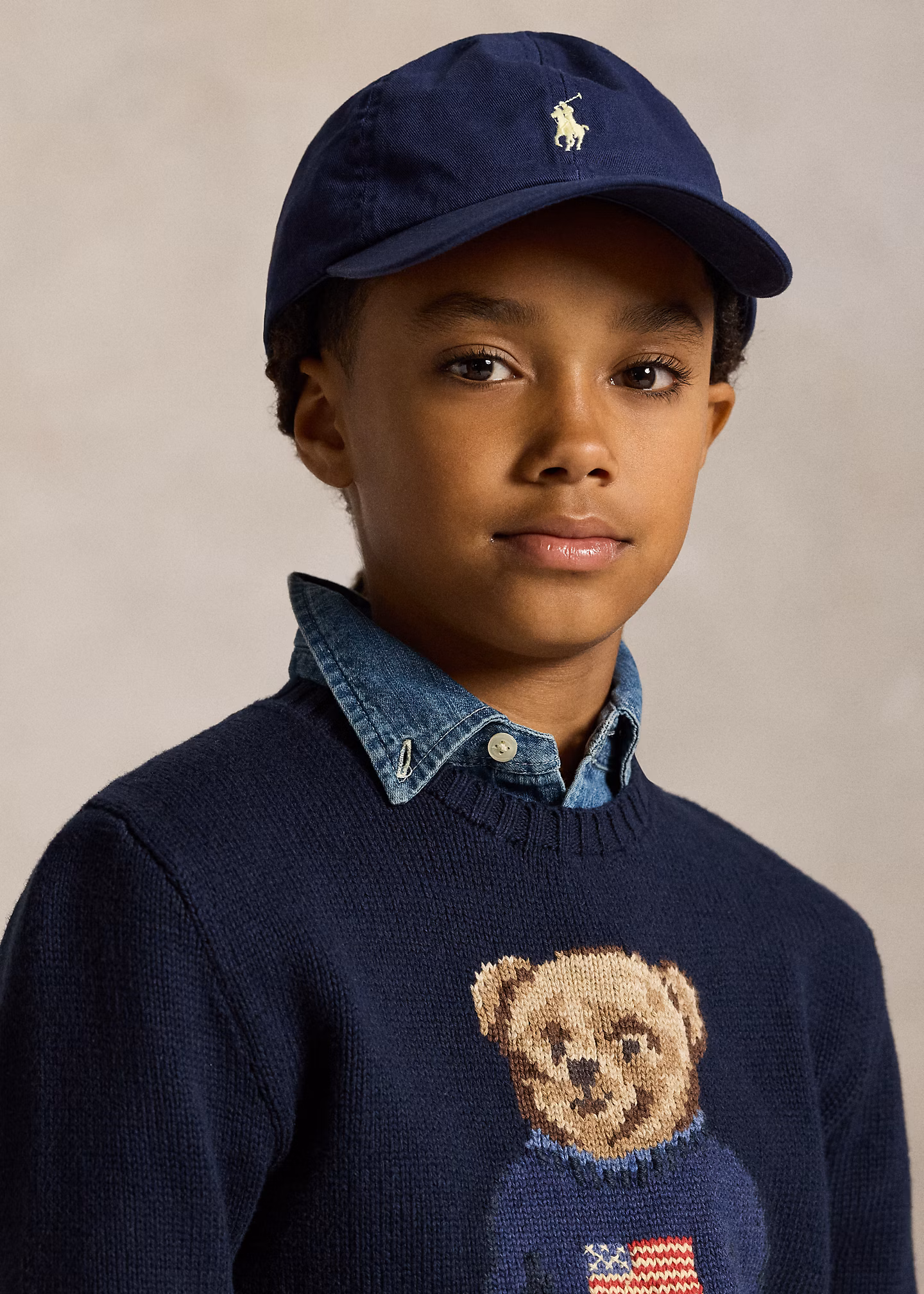 Baseballkappe aus Baumwollchino - RALPH LAUREN OUTLET