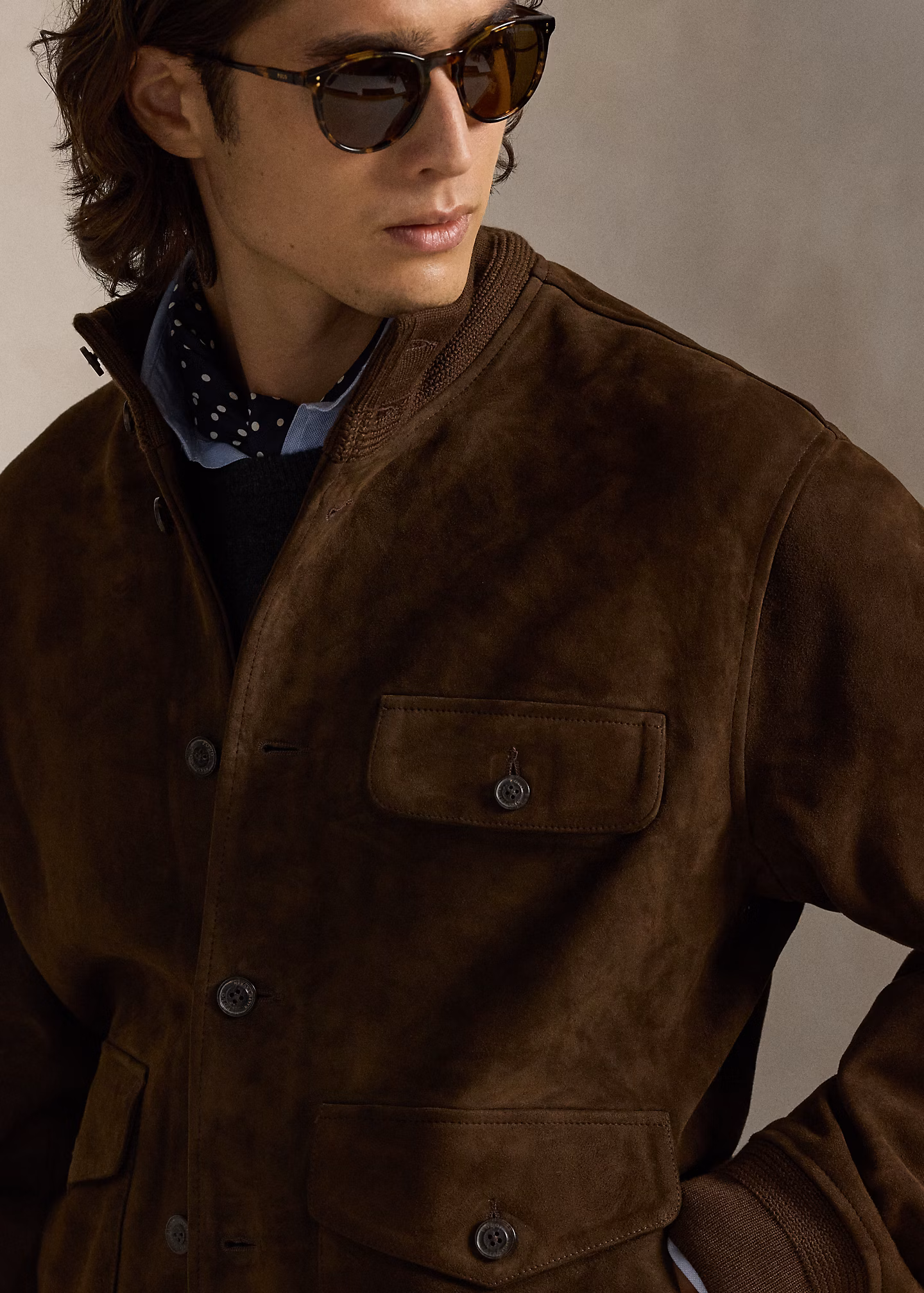 Die Wildlederjacke Barrett - RALPH LAUREN OUTLET