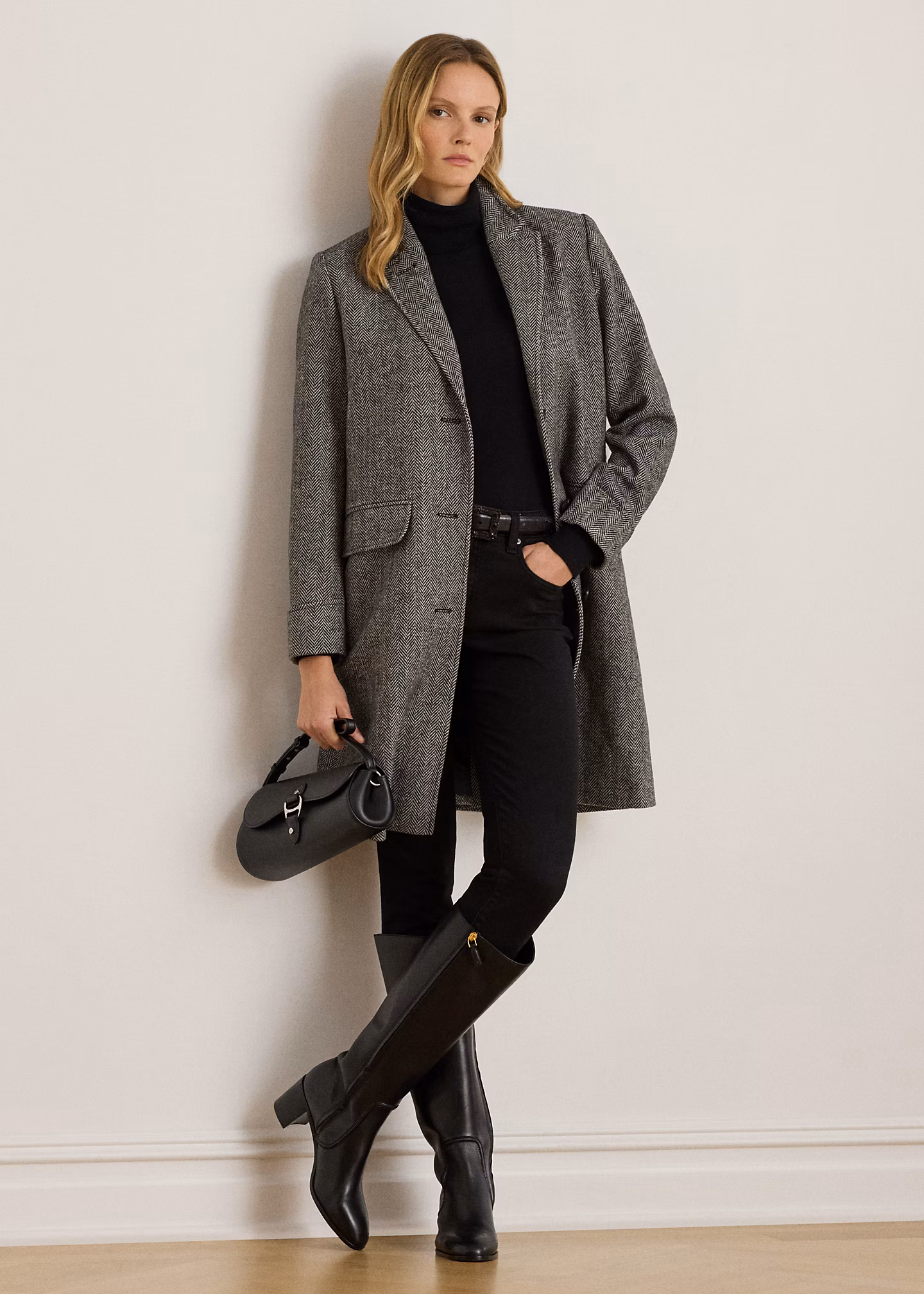 Mantel mit Fischgratmuster - RALPH LAUREN OUTLET