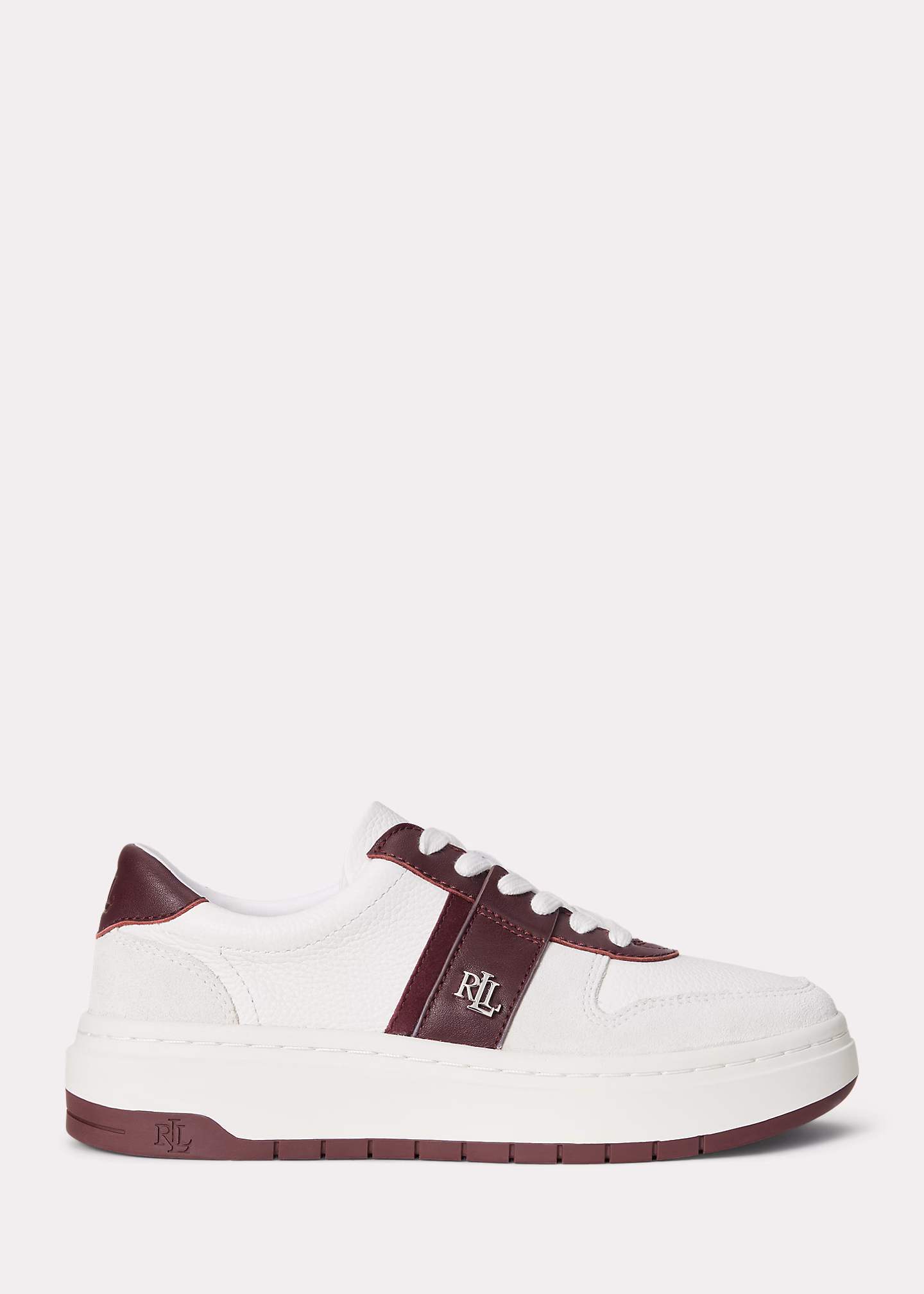 Sneaker Harlie aus Leder und Wildleder - RALPH LAUREN OUTLET