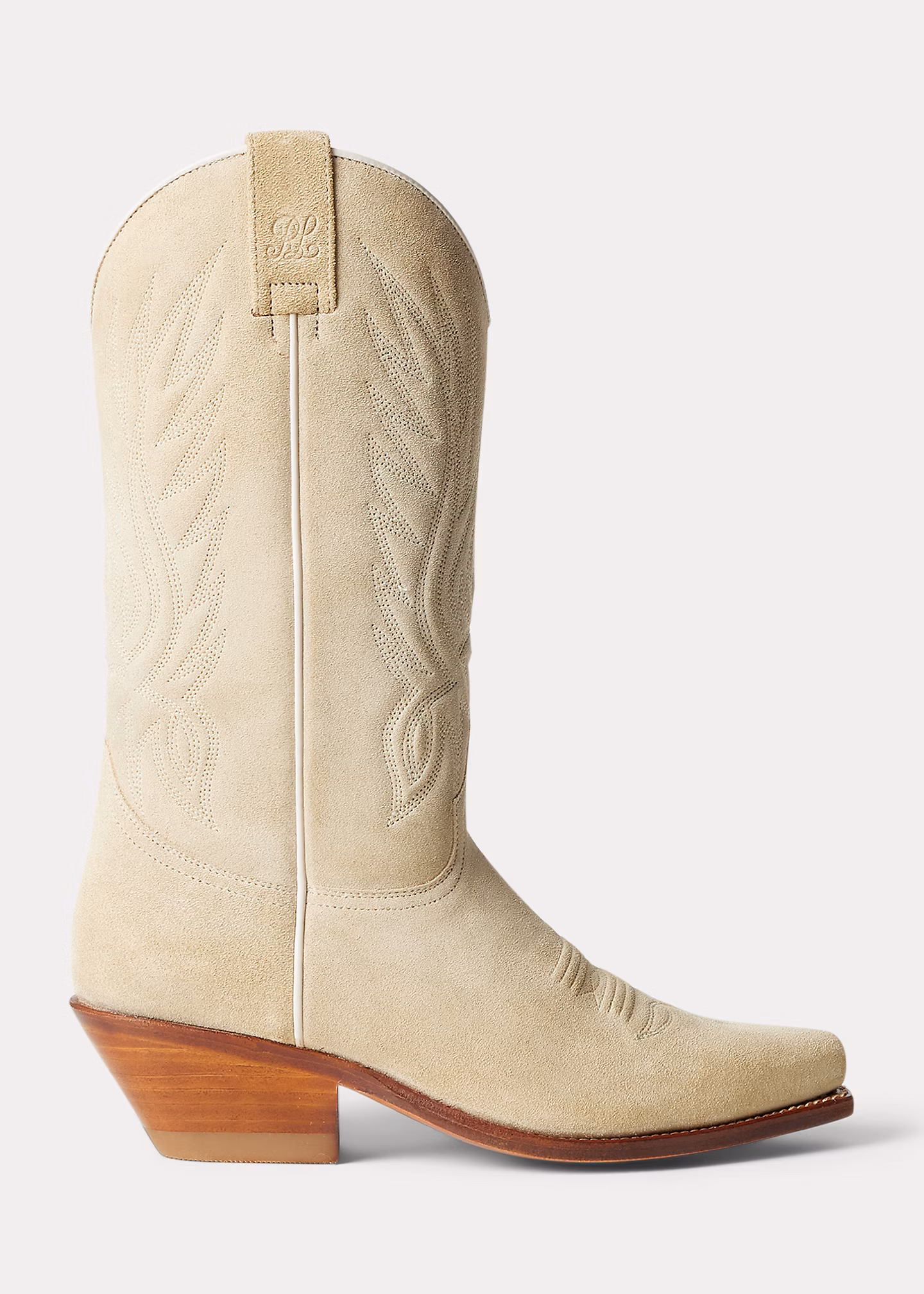 Cowboystiefel Chilton aus Kalbswildleder - RALPH LAUREN OUTLET