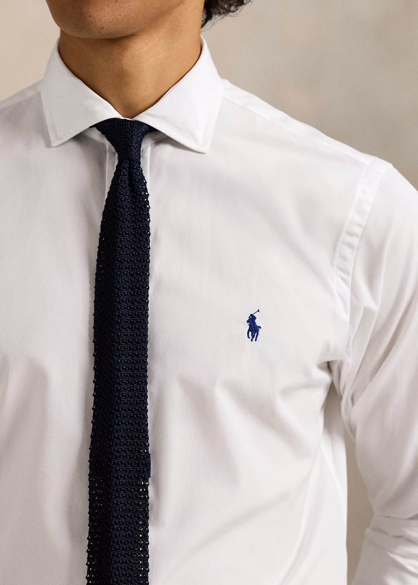 Custom-Fit Hemd aus Popeline - RALPH LAUREN OUTLET